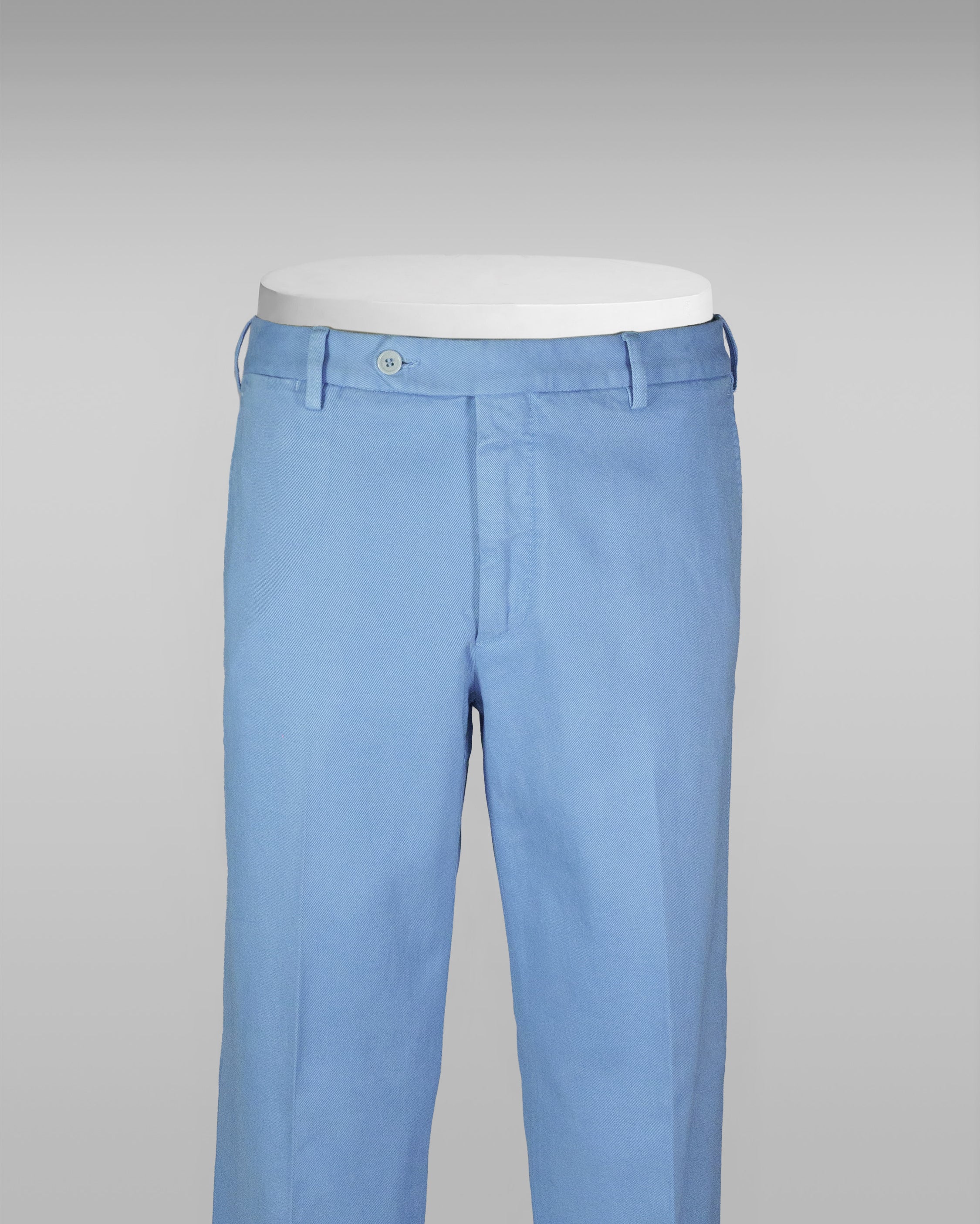 Pantaloni sportivi in cotone elasticizzato azzurro