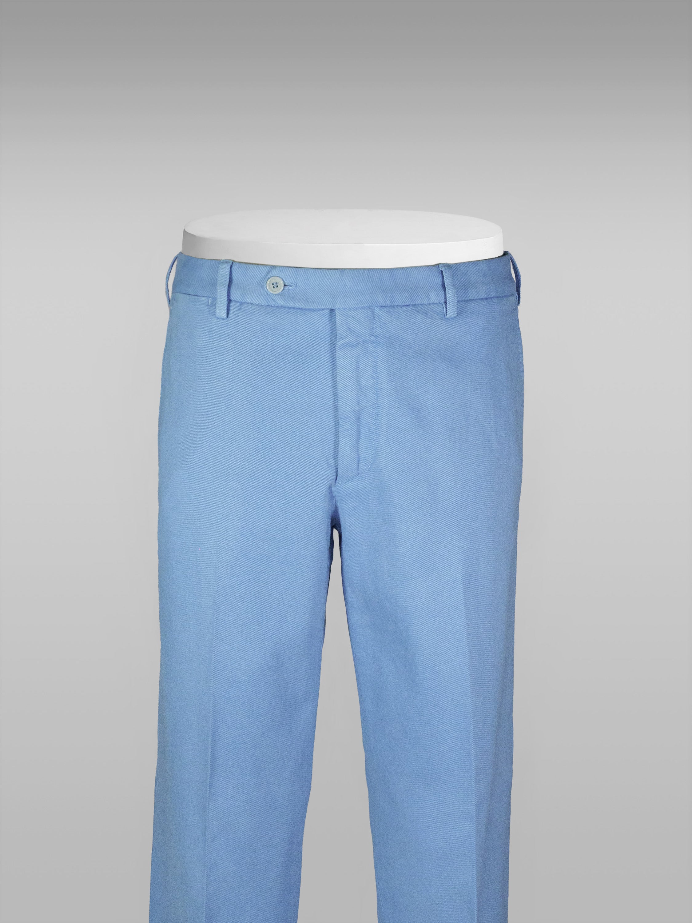Pantaloni sportivi in cotone elasticizzato azzurro