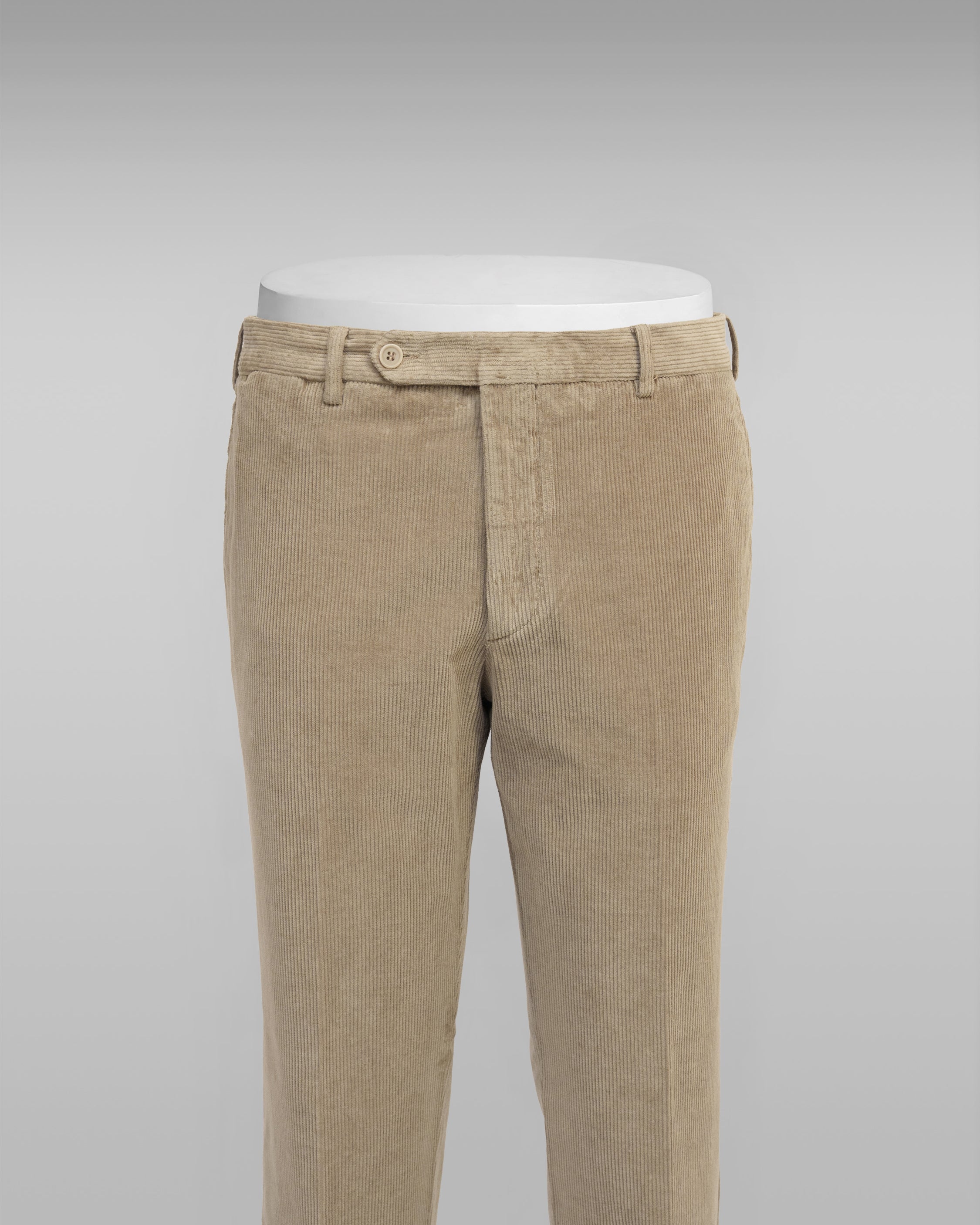 Beige corduroy sport trousers