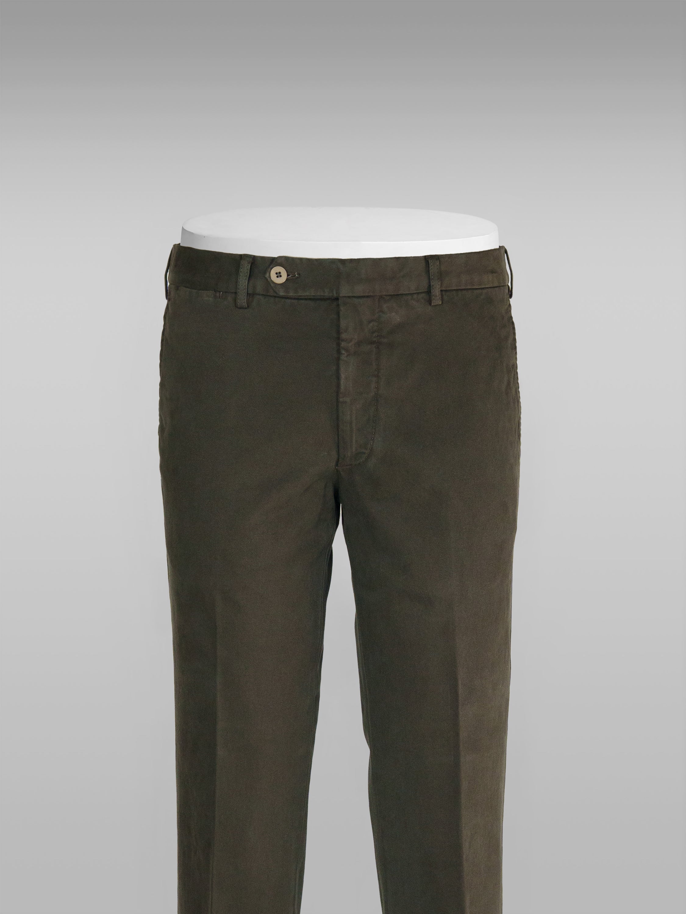 Pantaloni sportivi in cotone elastan marroni SLIM FIT WINTER