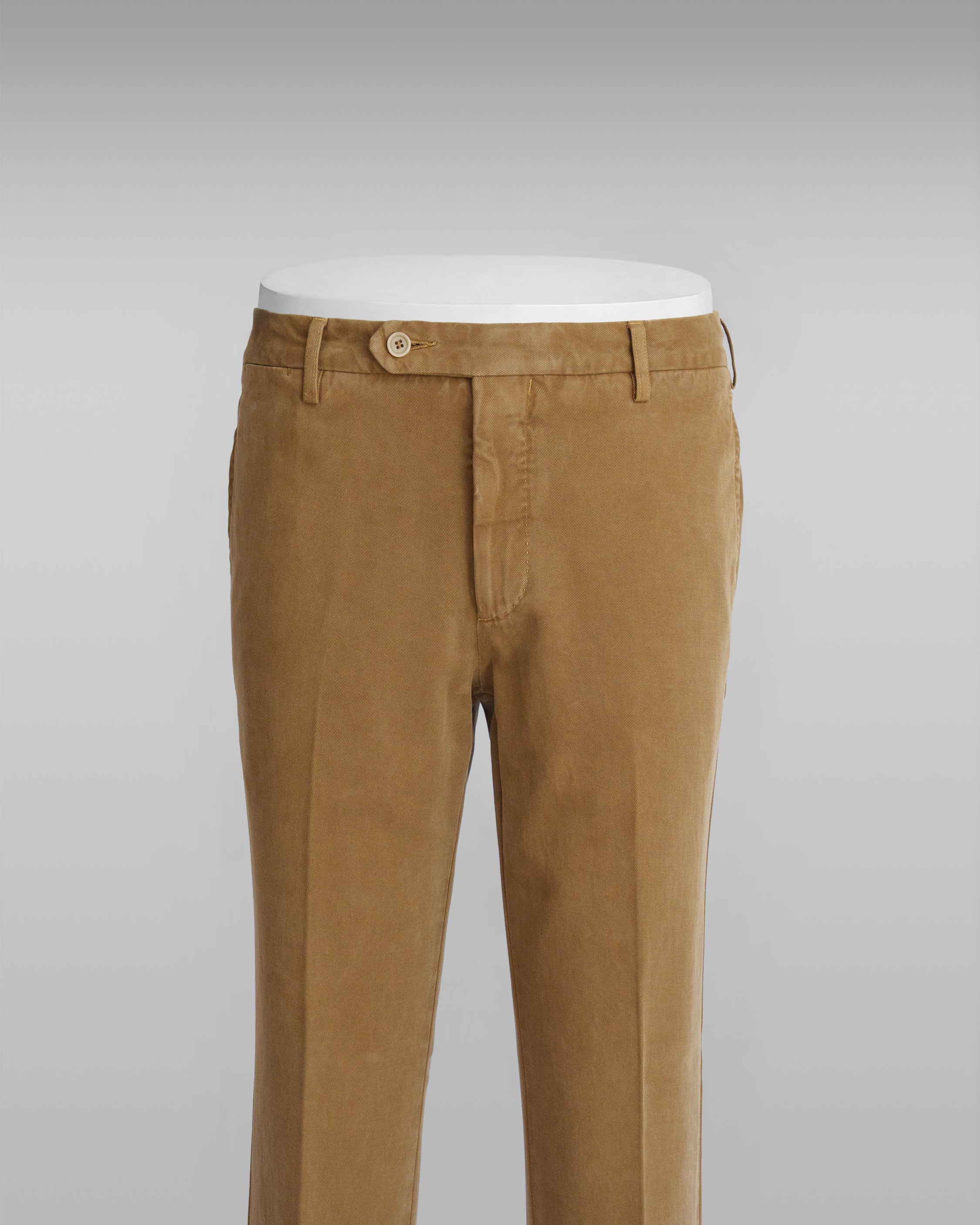 Pantaloni sportivi in cotone e cashmere color ocra