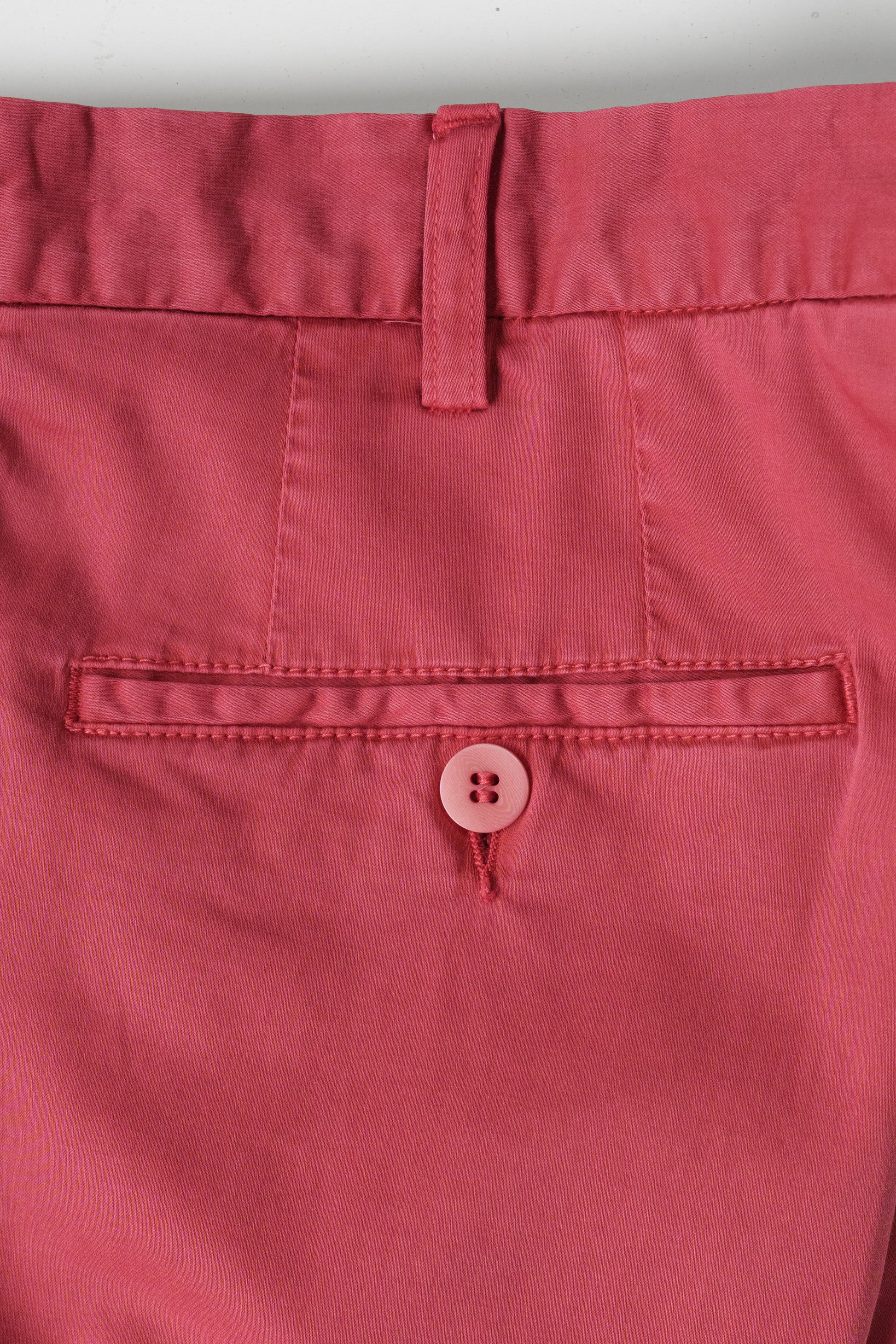 Pantaloni sportivi in cotone e seta satinata rossa ESTATE