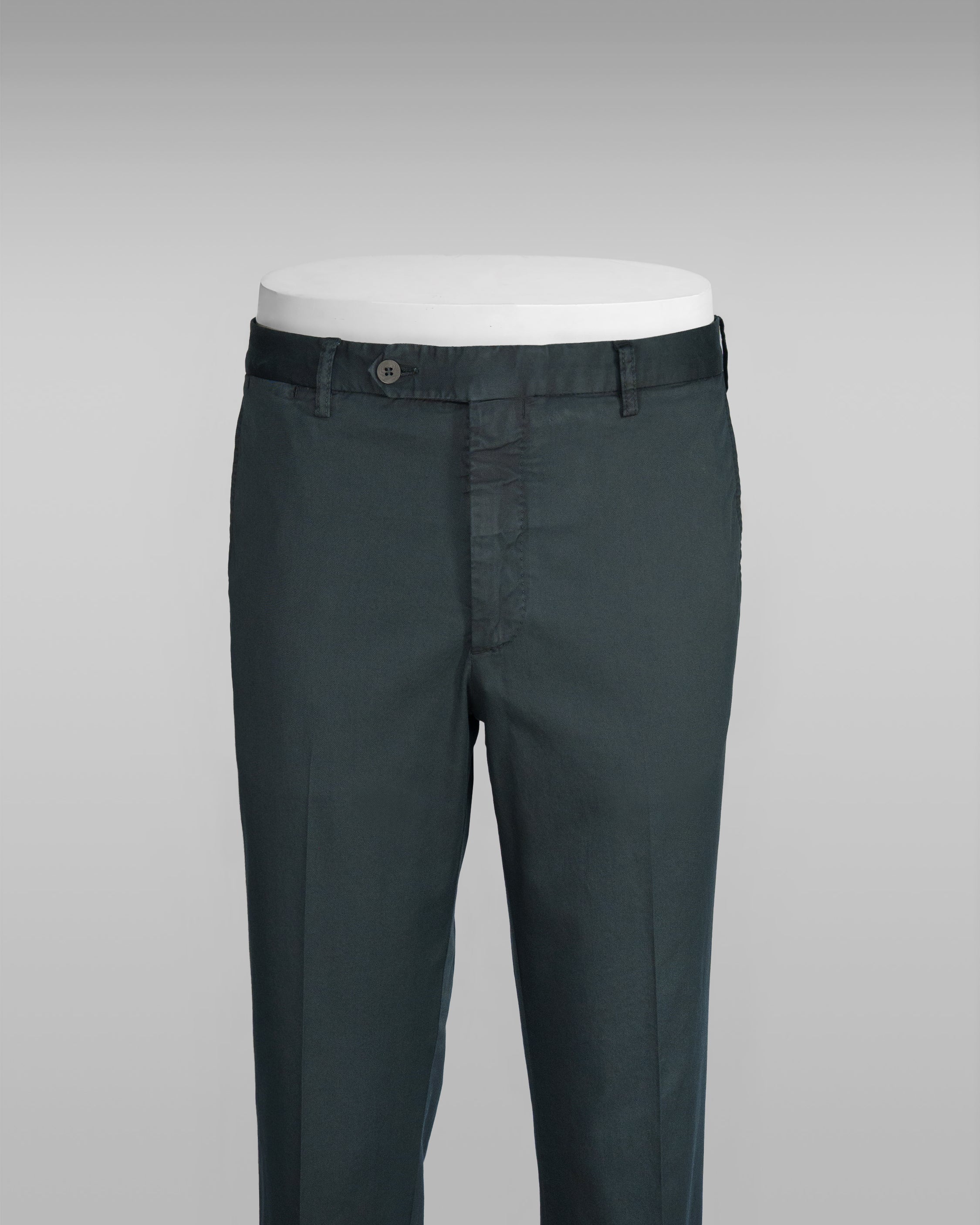 Pantaloni sportivi in cotone supima verde intenso