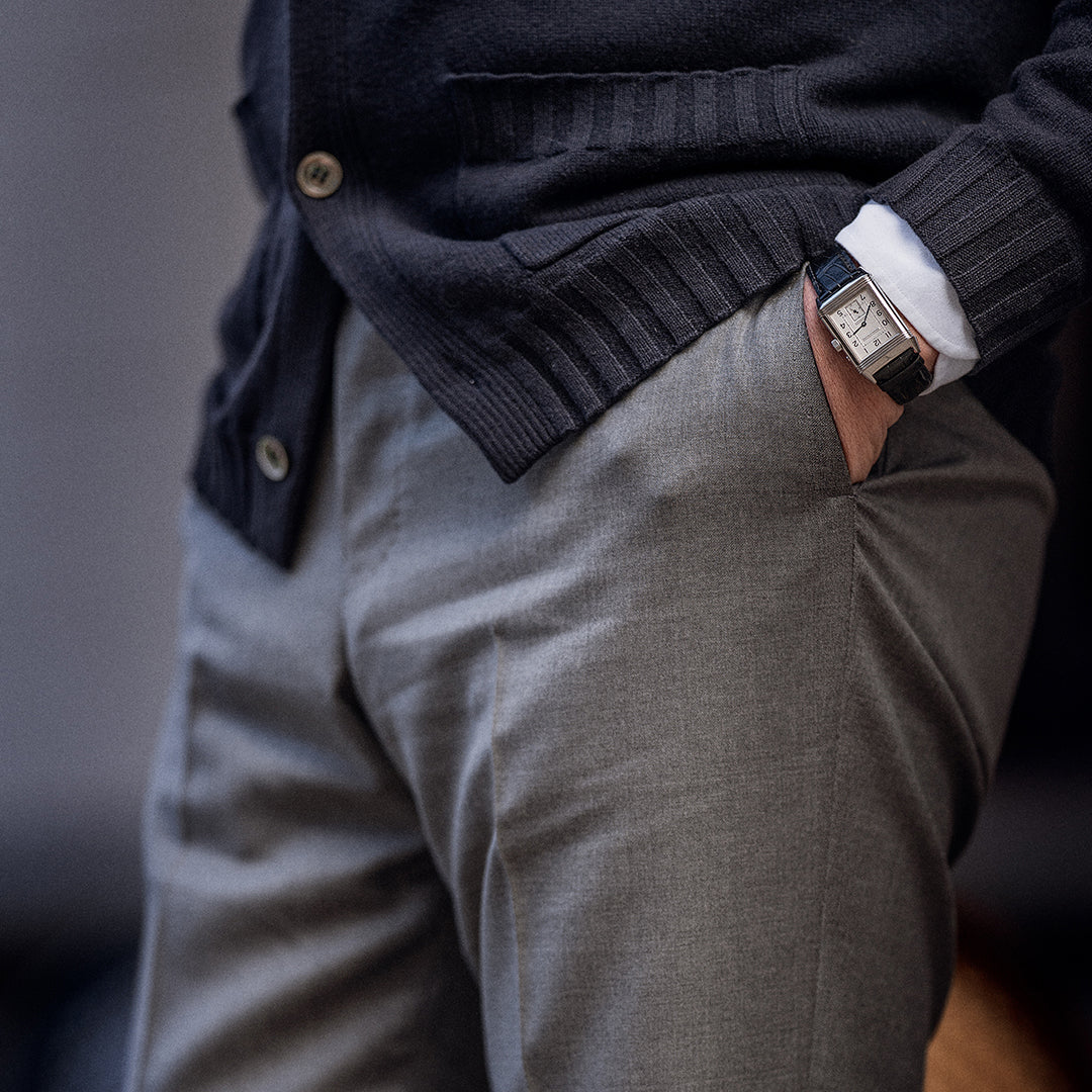 Pantaloni in lana pettinata Pisa