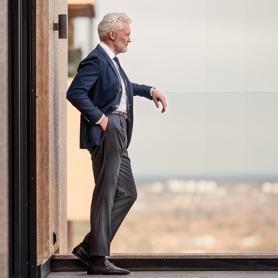 Pantaloni in lana pettinata Verona