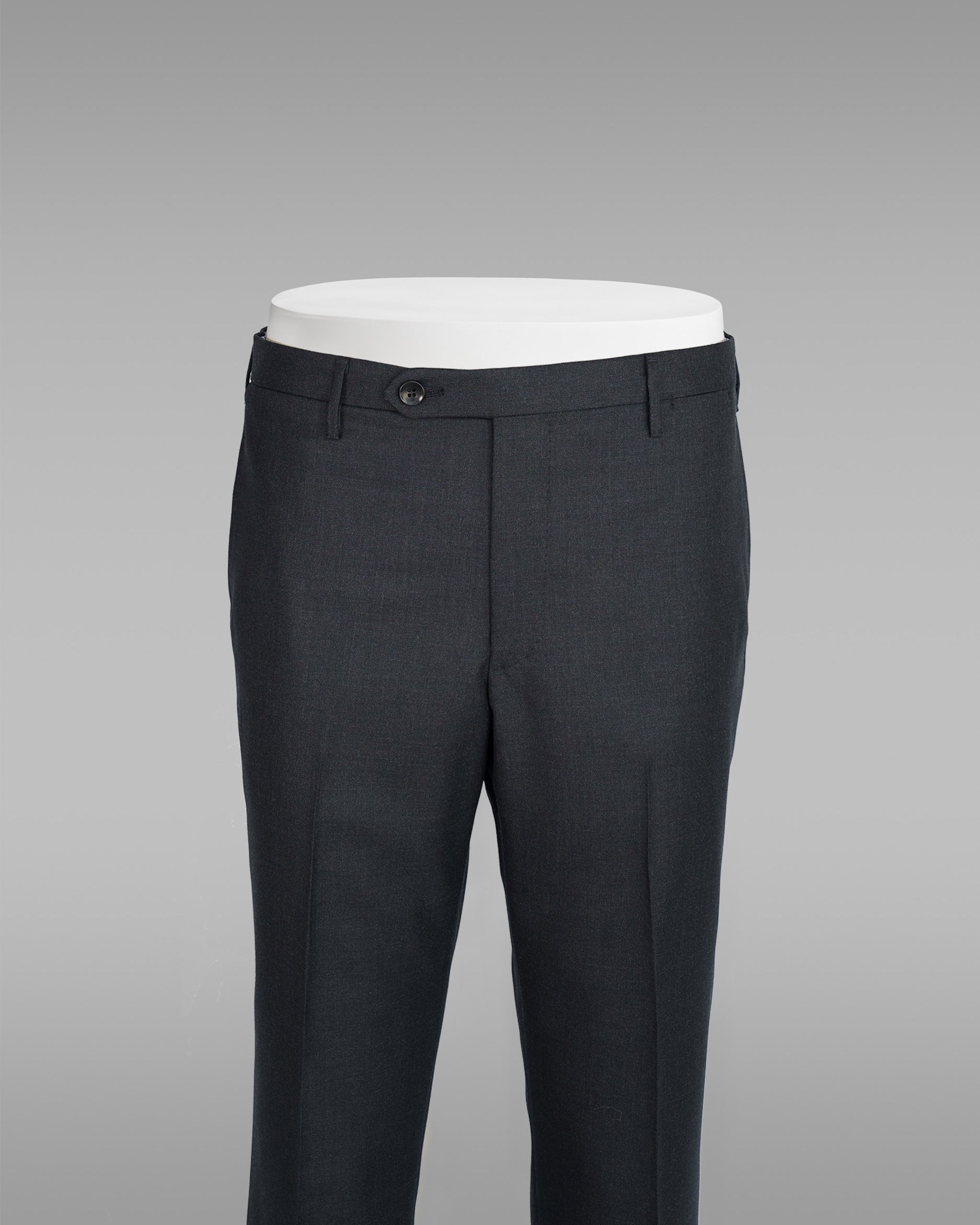 Pantaloni Roma in lana grigio scuro