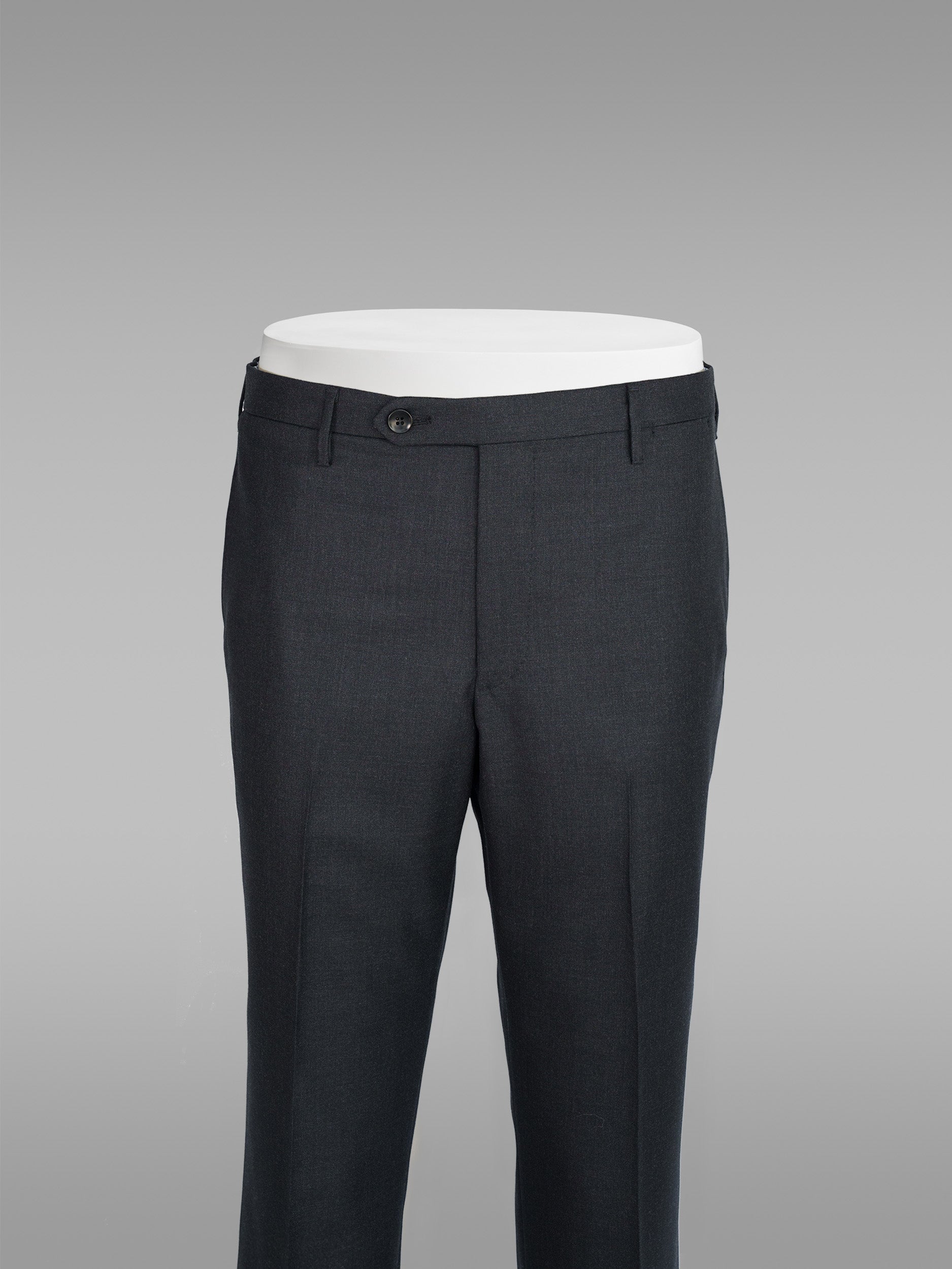 Pantaloni Roma in lana grigio scuro