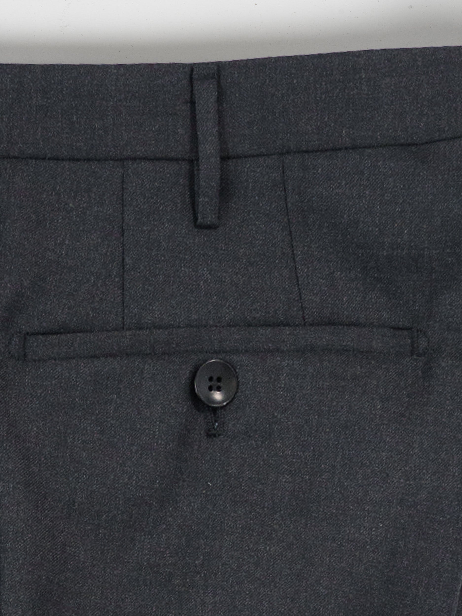 Pantaloni Roma in lana grigio scuro