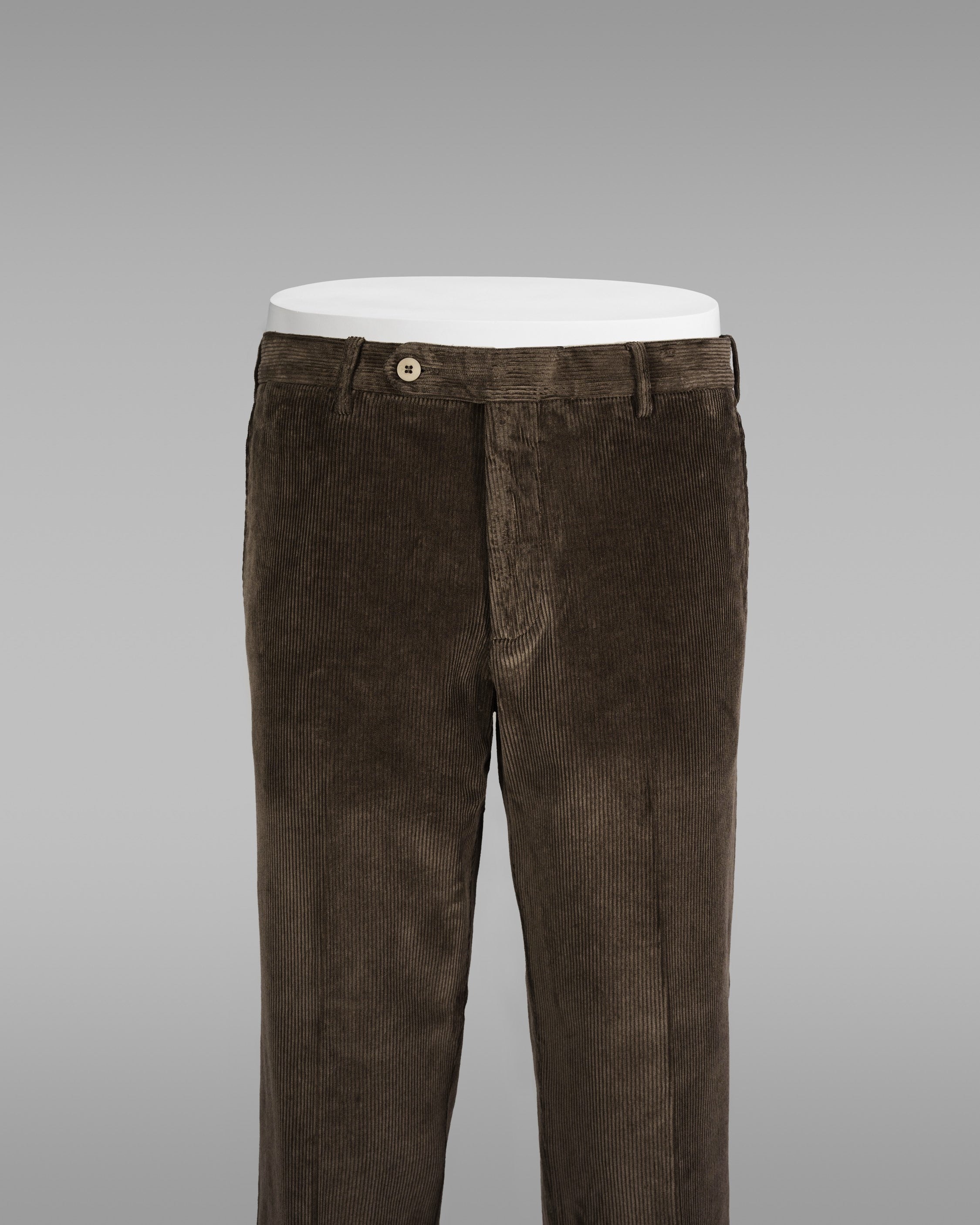 Pantaloni sportivi in velluto a coste marroni