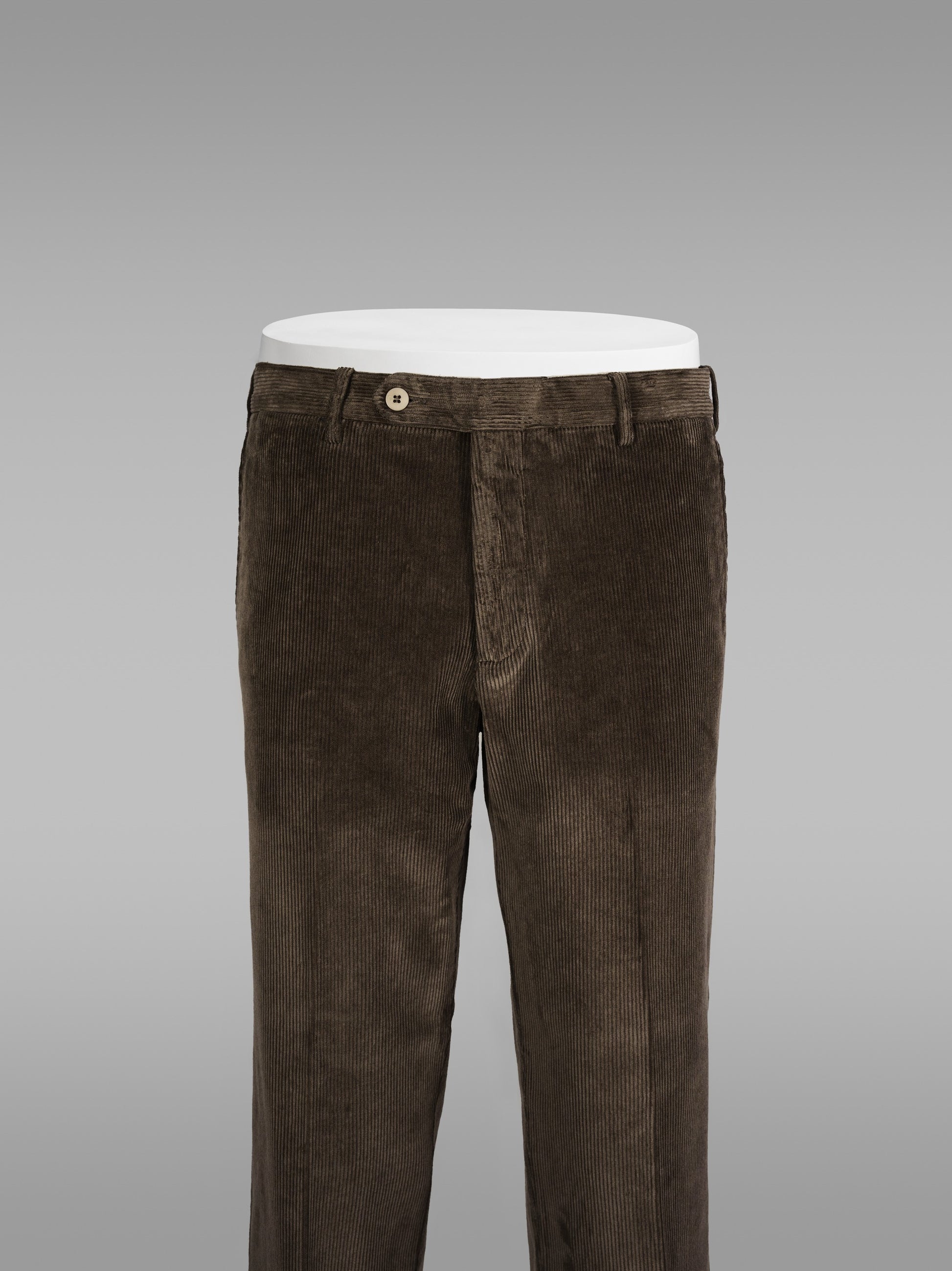 Pantaloni sportivi in velluto a coste marroni