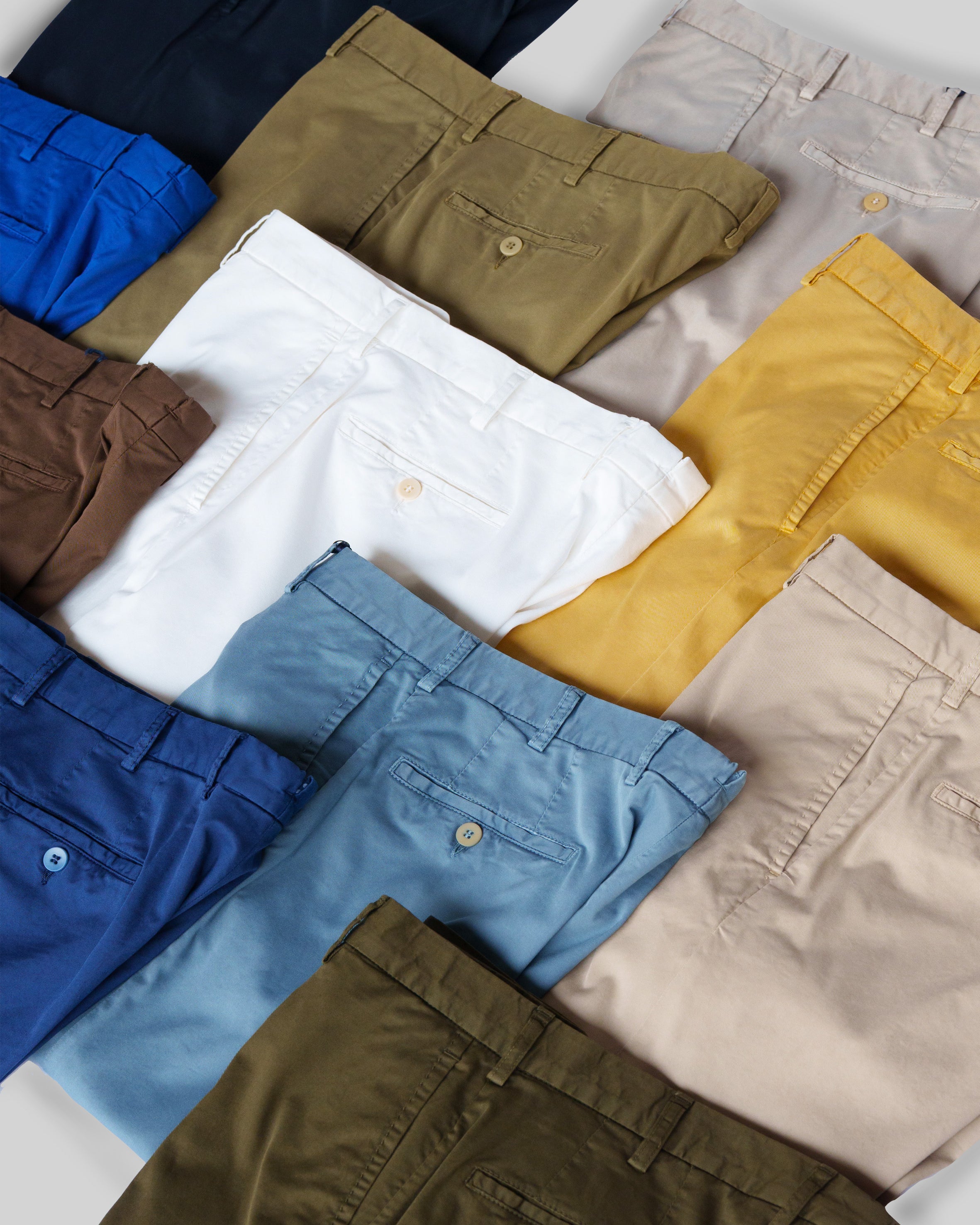 Pantaloni sportivi in cotone supima blu cobalto