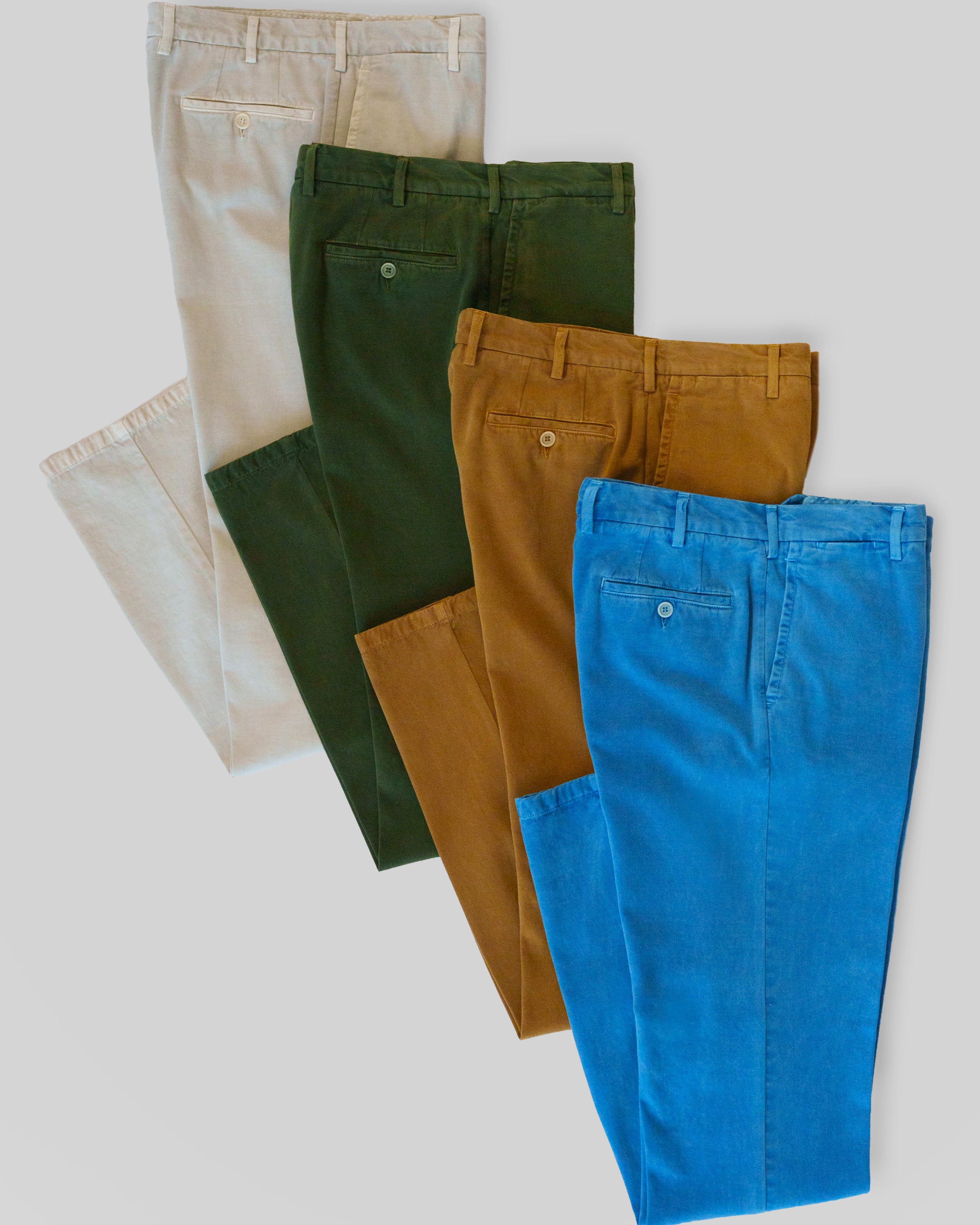 Pantaloni sportivi in cotone e cashmere color ocra