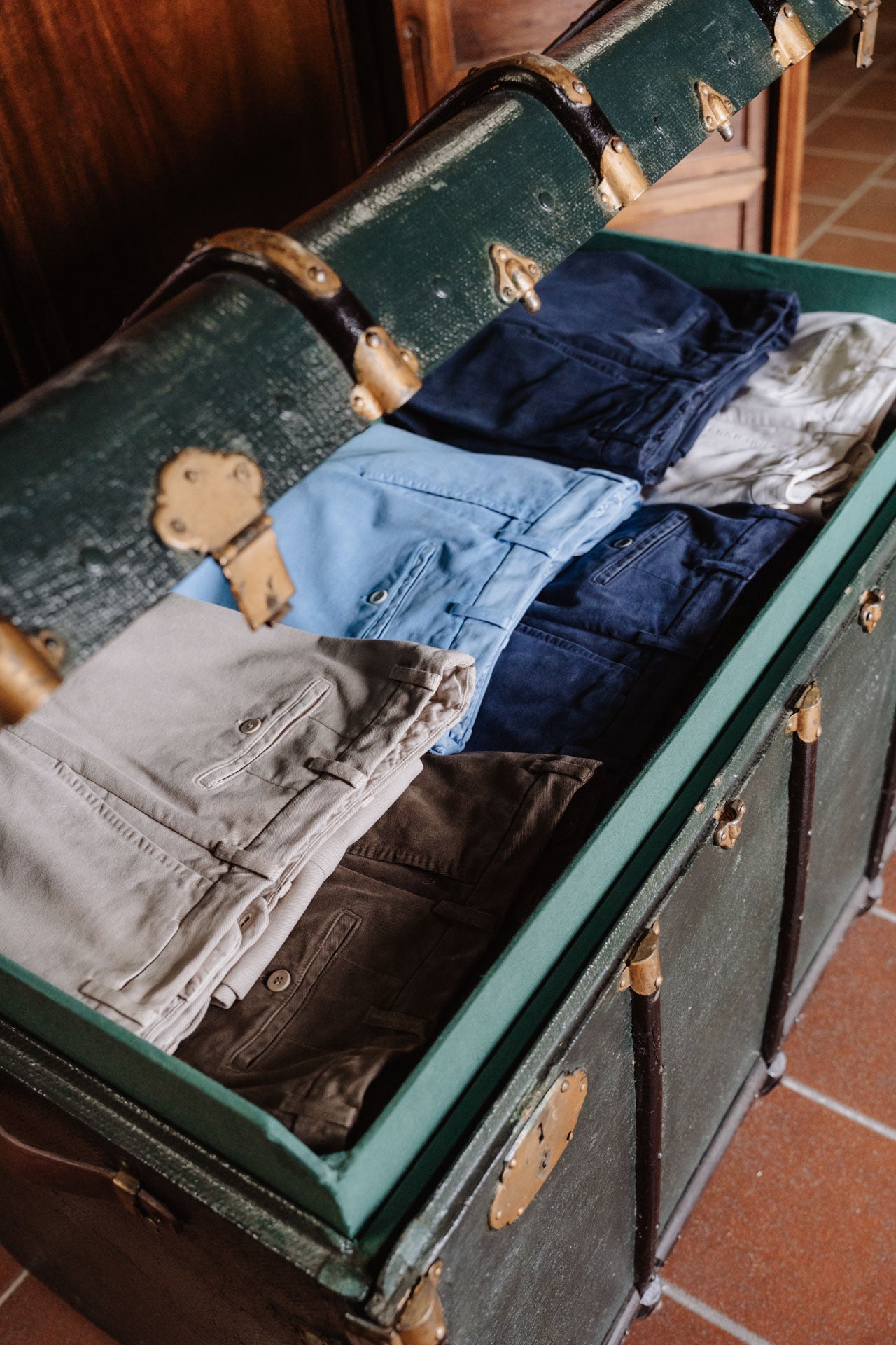 Pantaloni sportivi in cotone elasticizzato ghiaccio