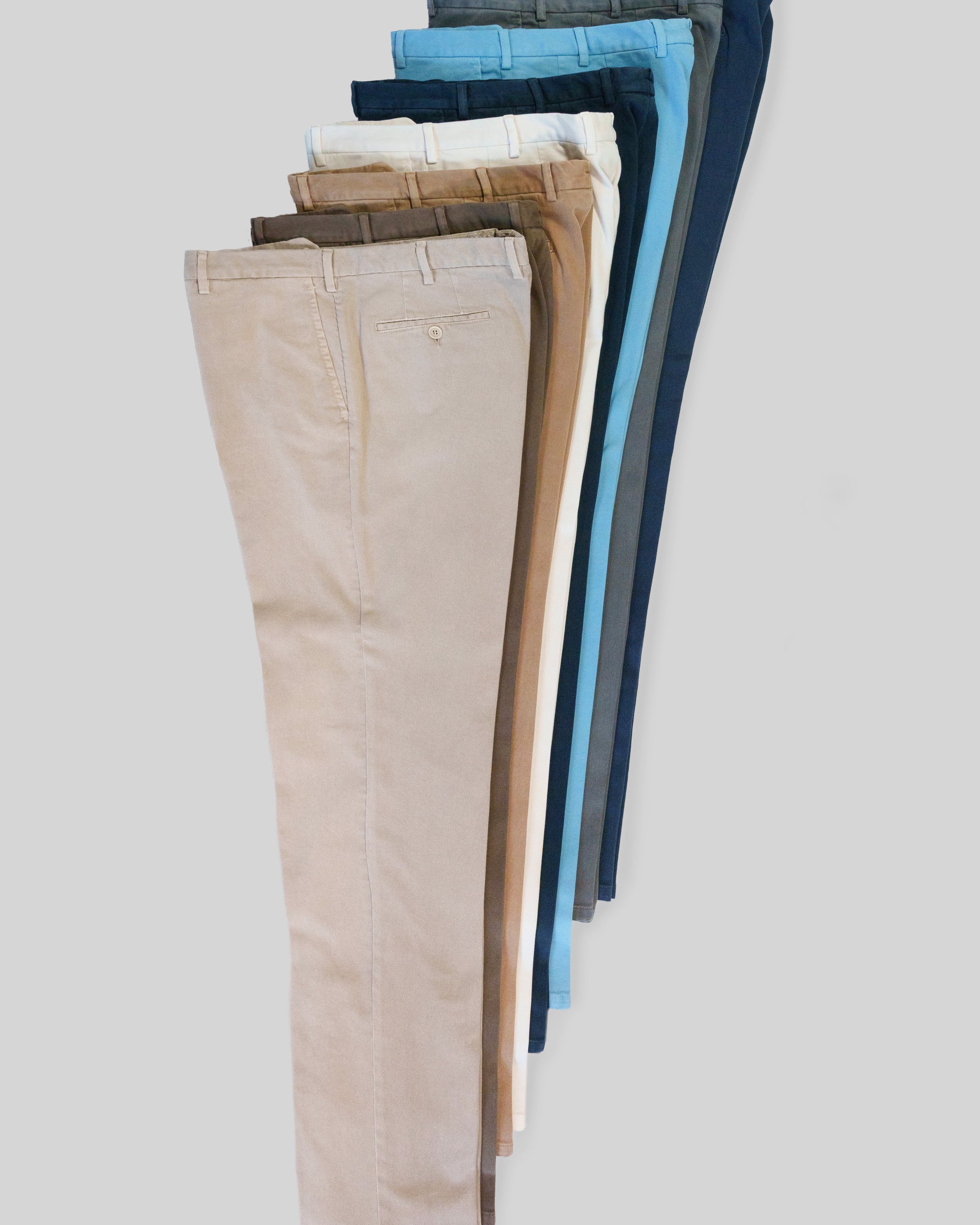 Pantaloni sportivi in cotone elastan grigio