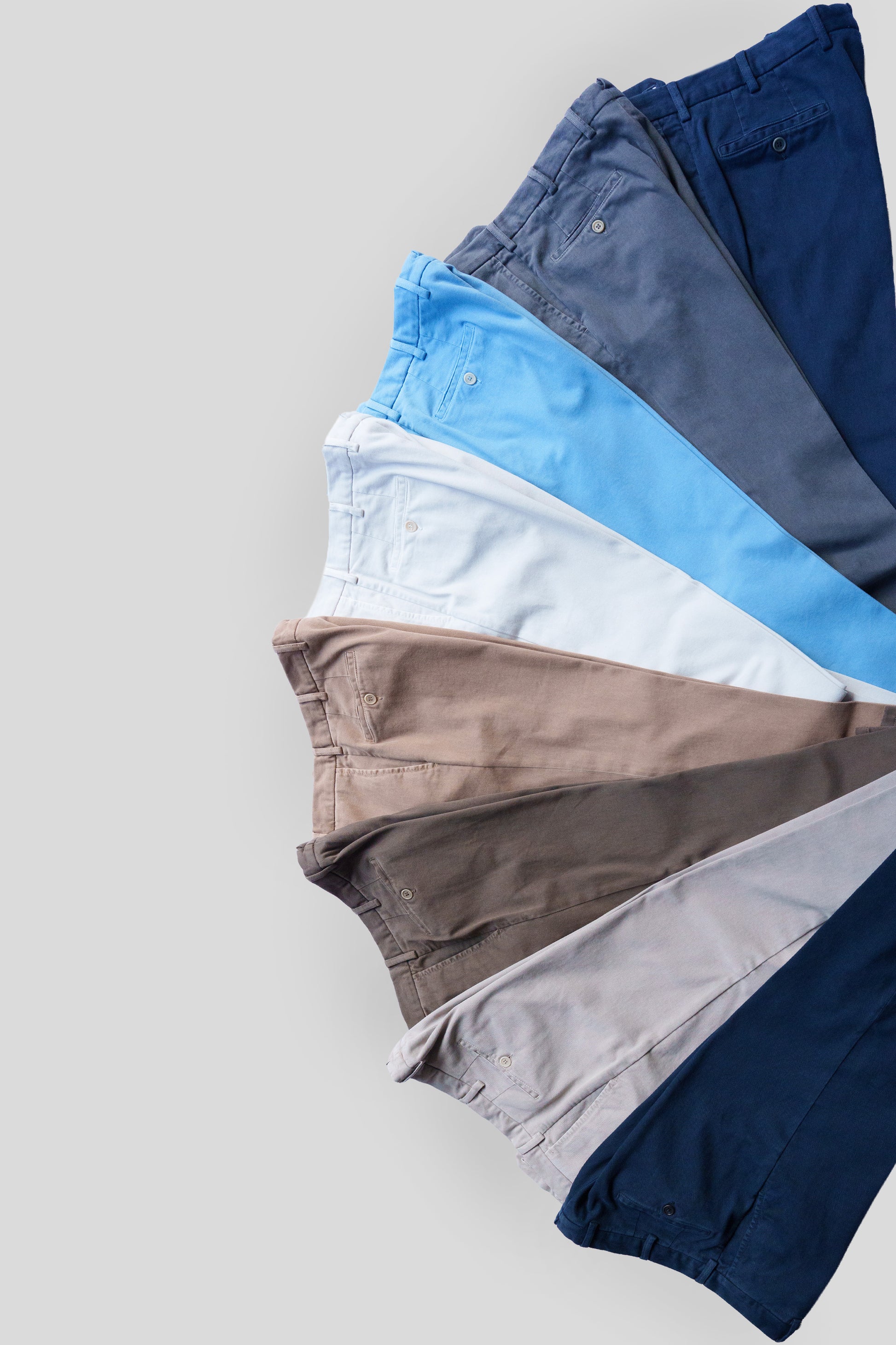 Pantaloni sportivi in cotone elasticizzato ghiaccio