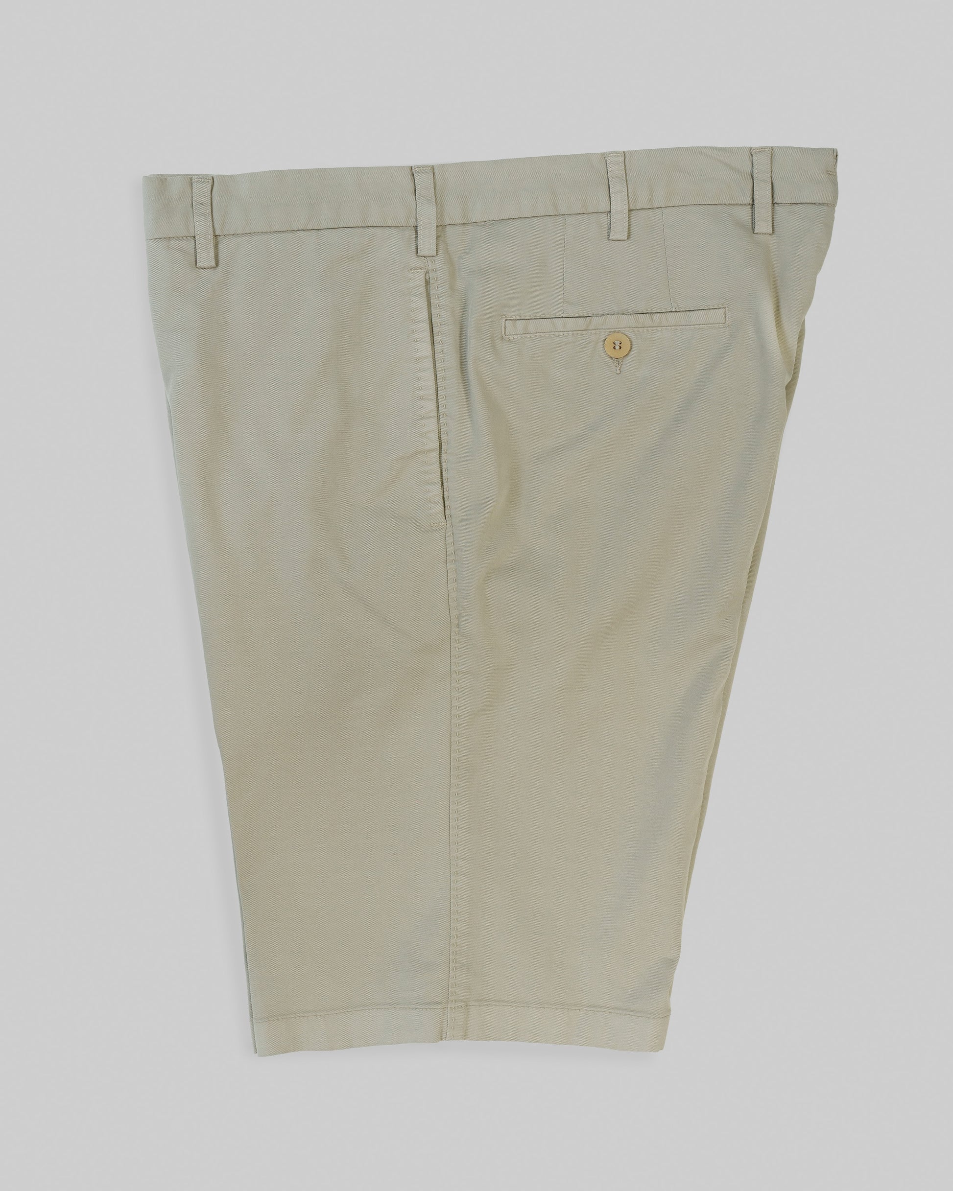 Bermuda sportivo in cotone elastan beige chiaro