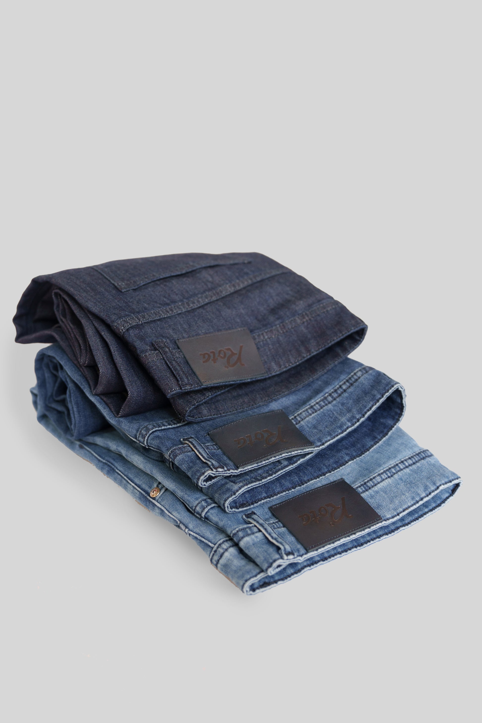 Pantaloni 5 tasche in cotone denim blu ESTATE