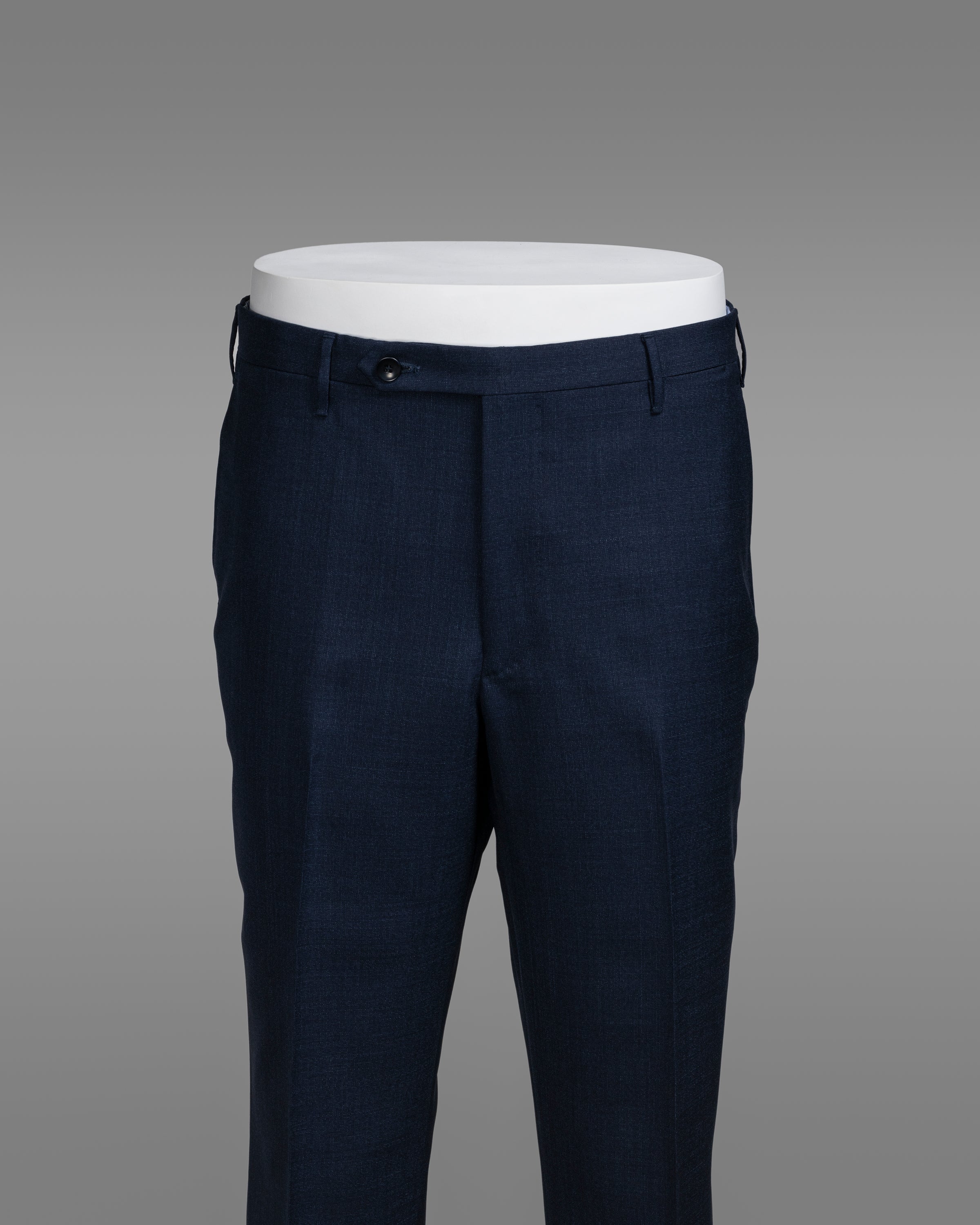 Pantaloni Roma in lana blu scuro