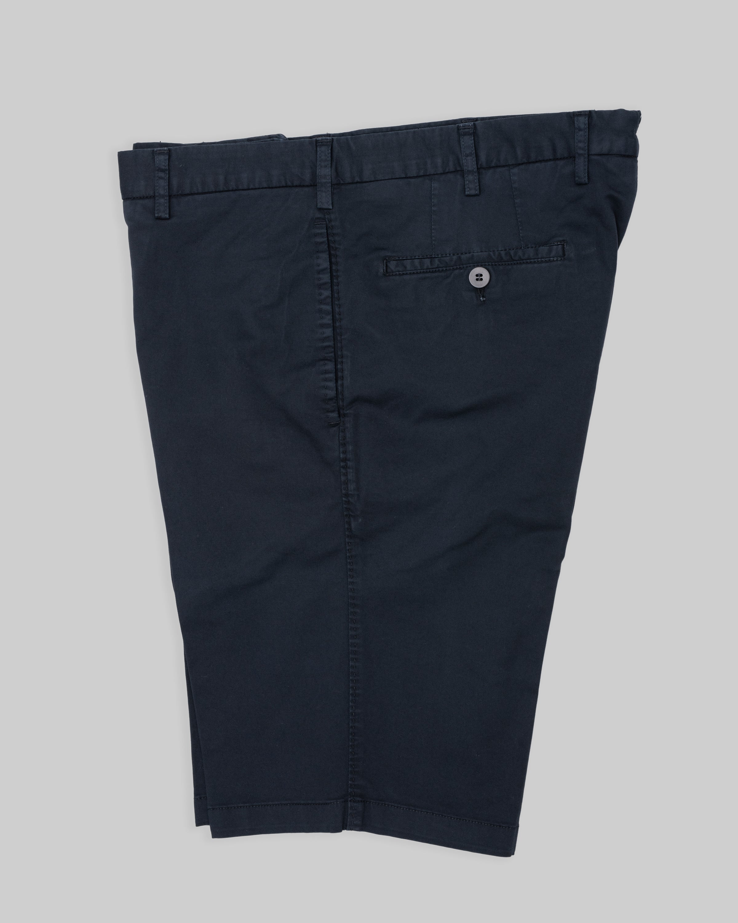 Bermuda sportivi in cotone elastan blu scuro