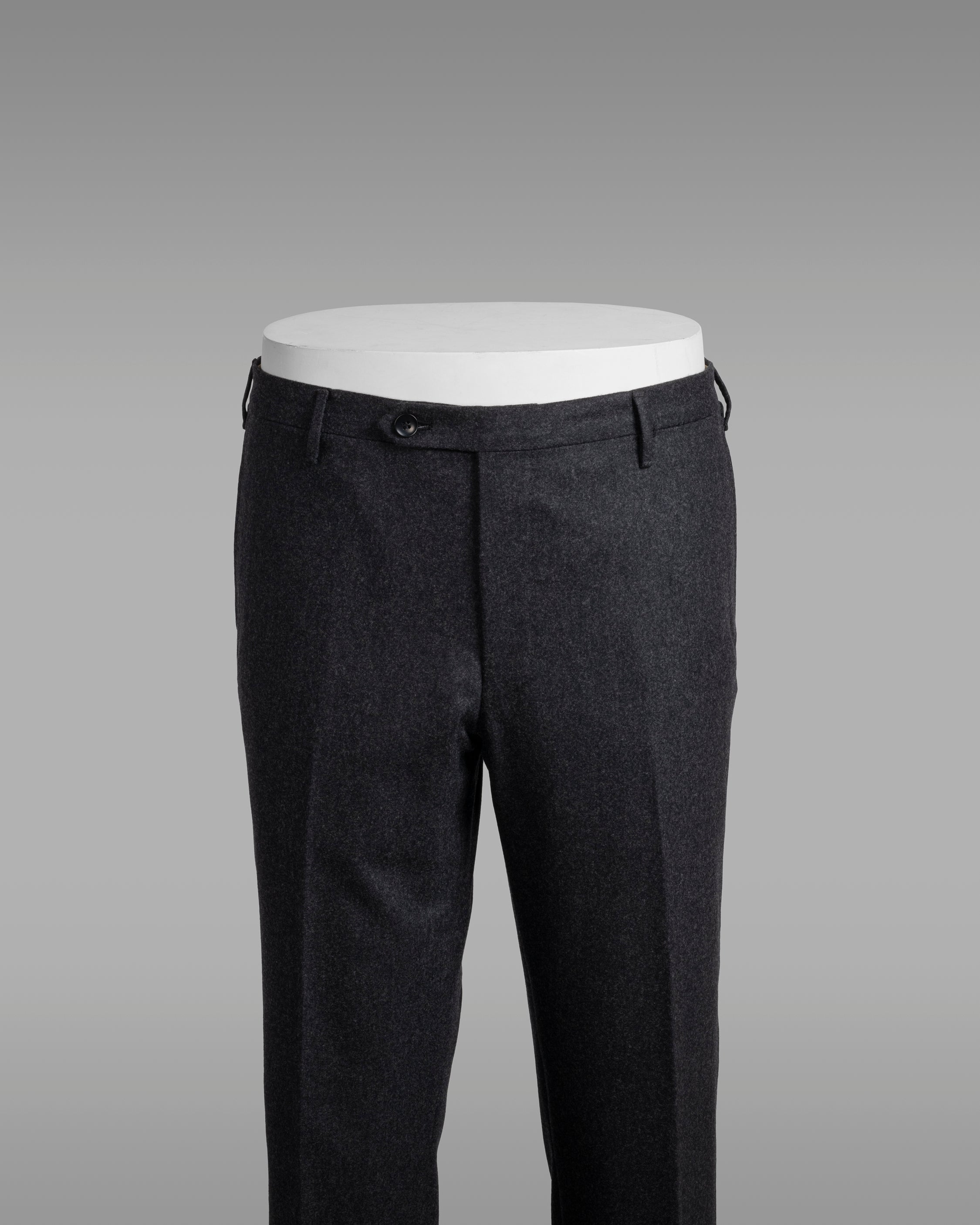 Pantaloni in flanella grigio scuro
