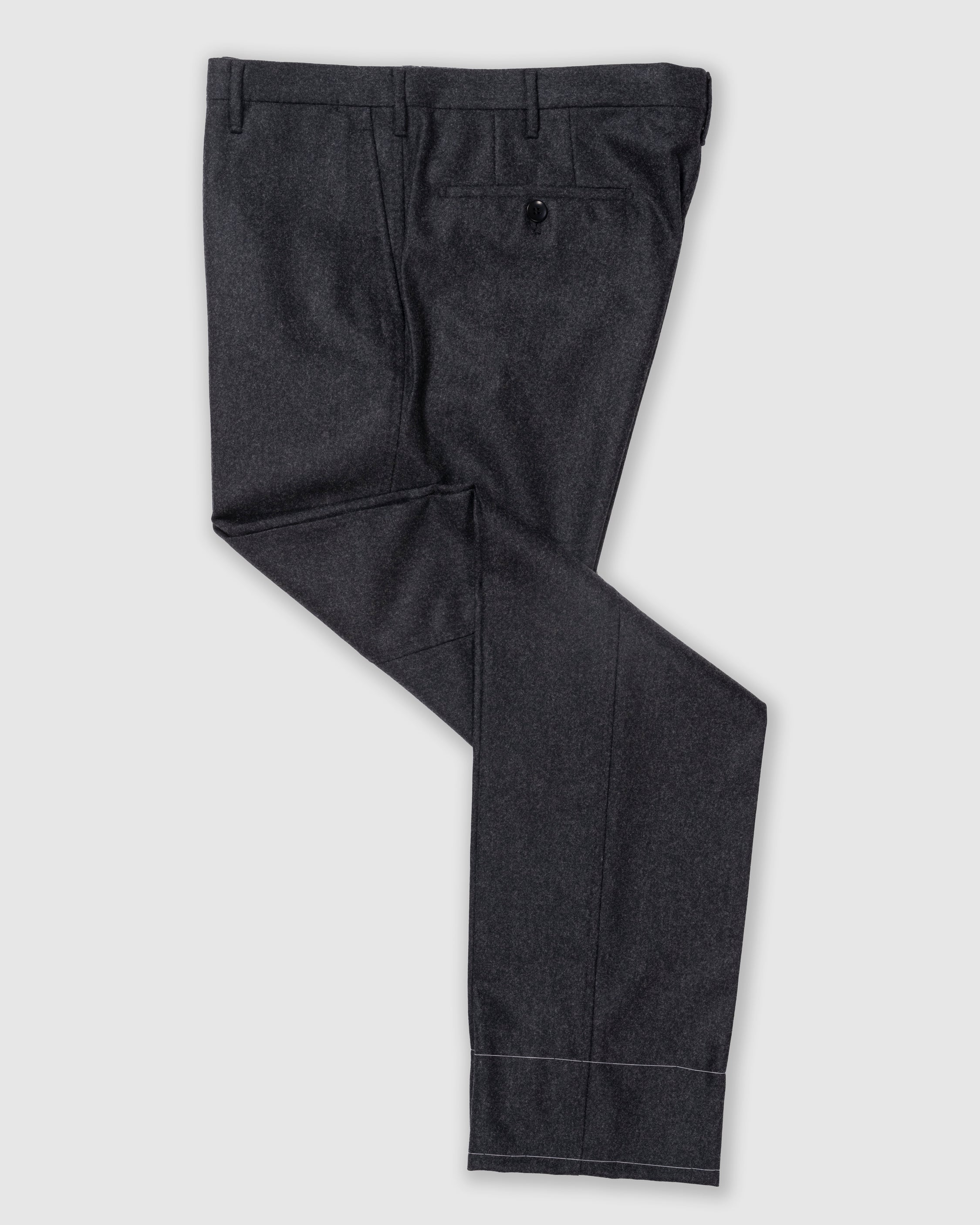 Pantaloni in flanella grigio scuro