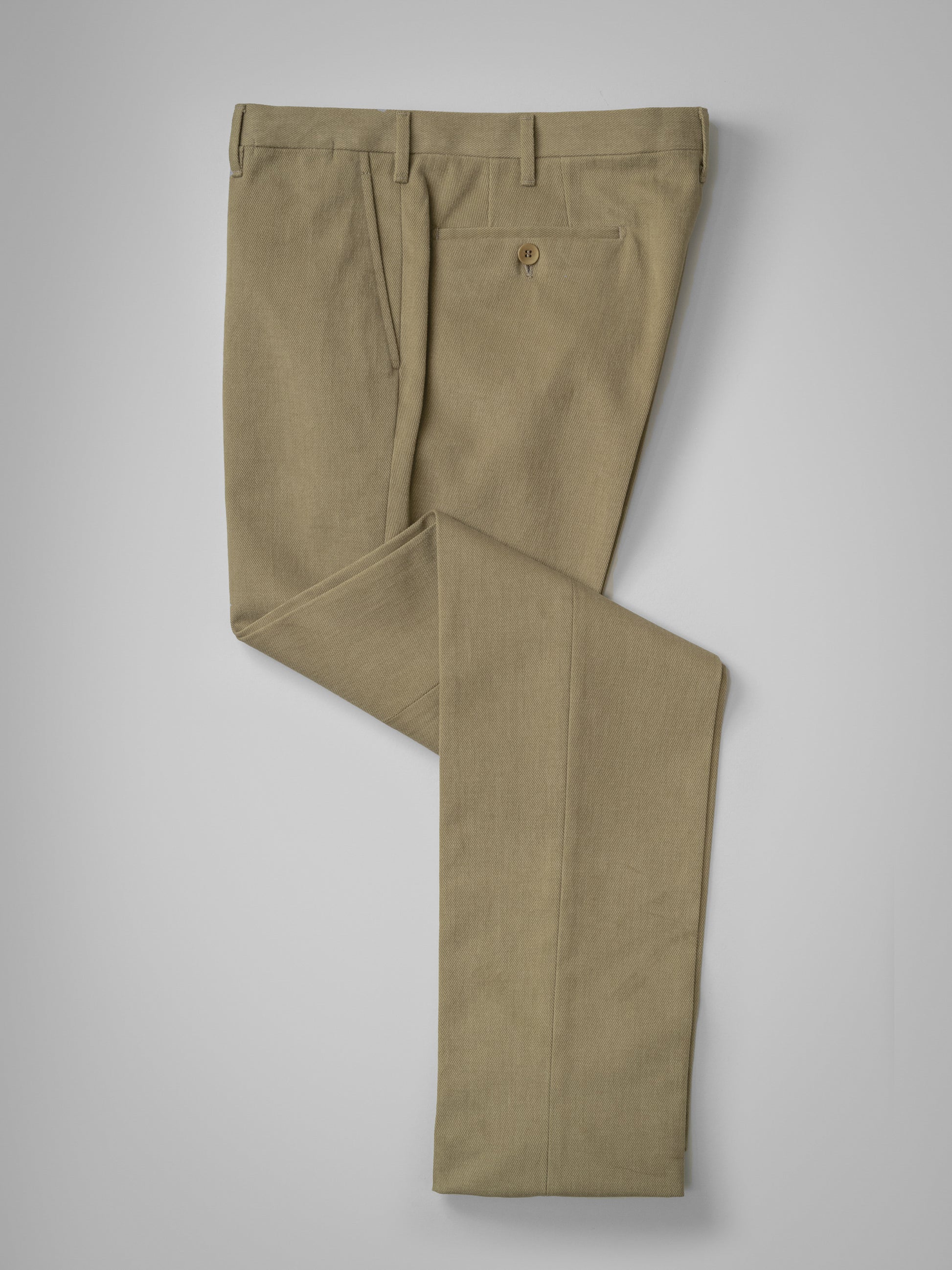 Pantaloni invernali in cotone, vestibilità regolare, colore beige chiaro