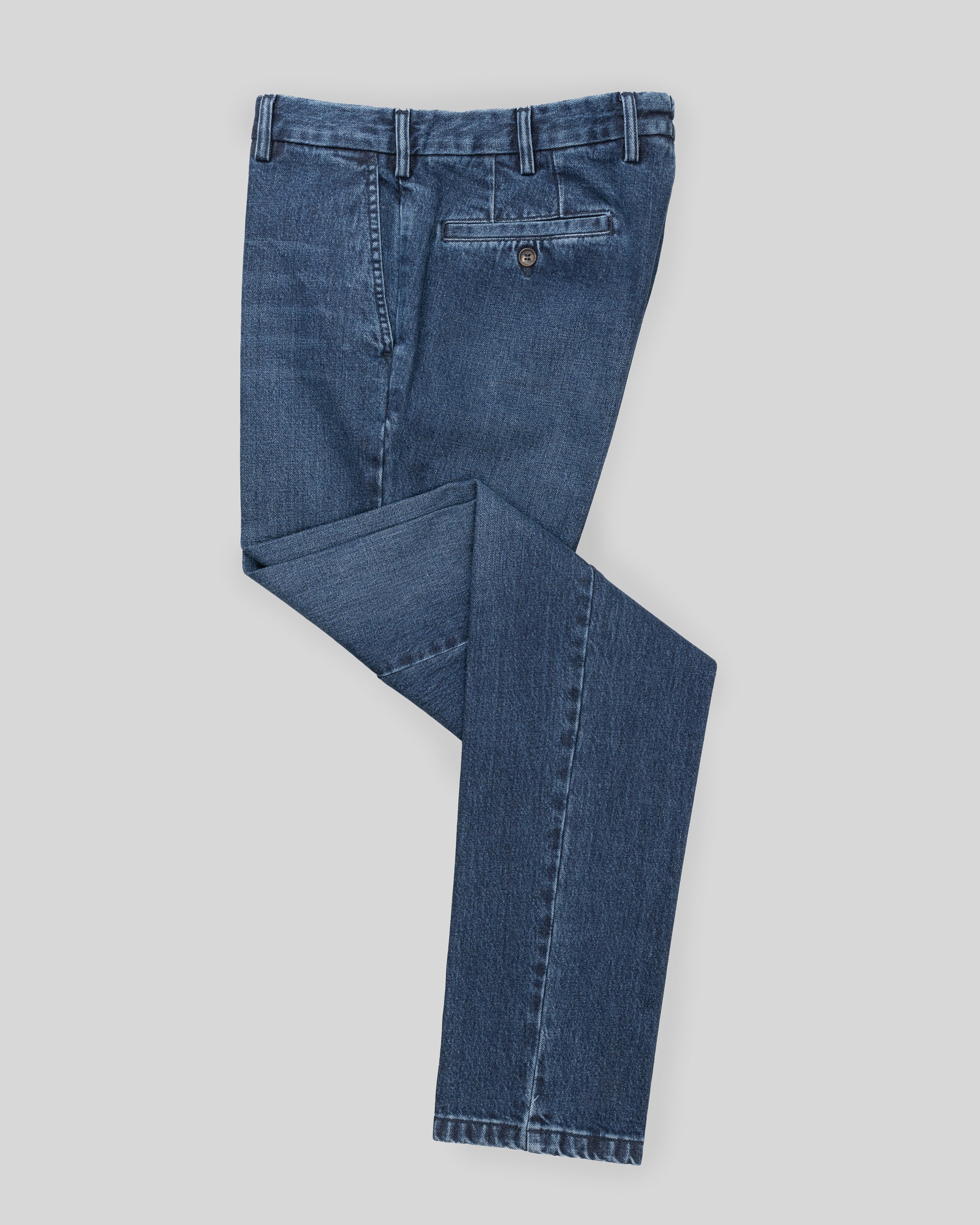 Pantaloni sportivi in cotone denim blu
