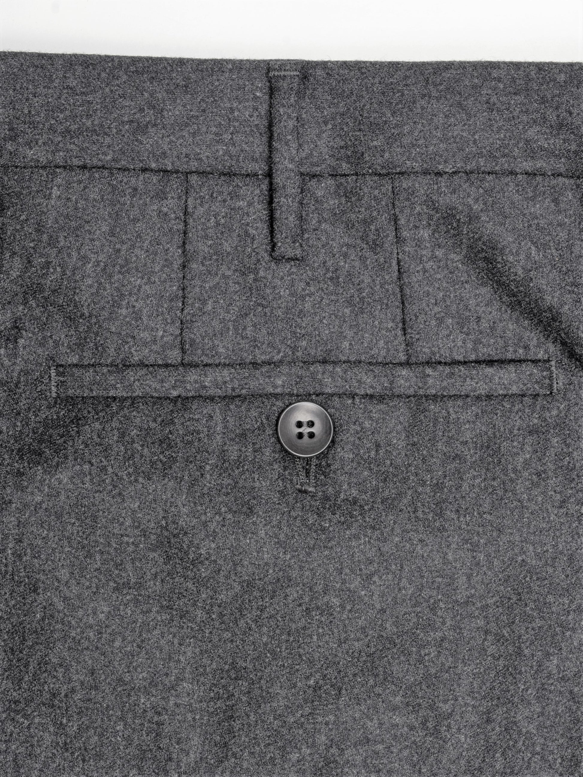 Pantaloni in flanella grigia - 2 pinces