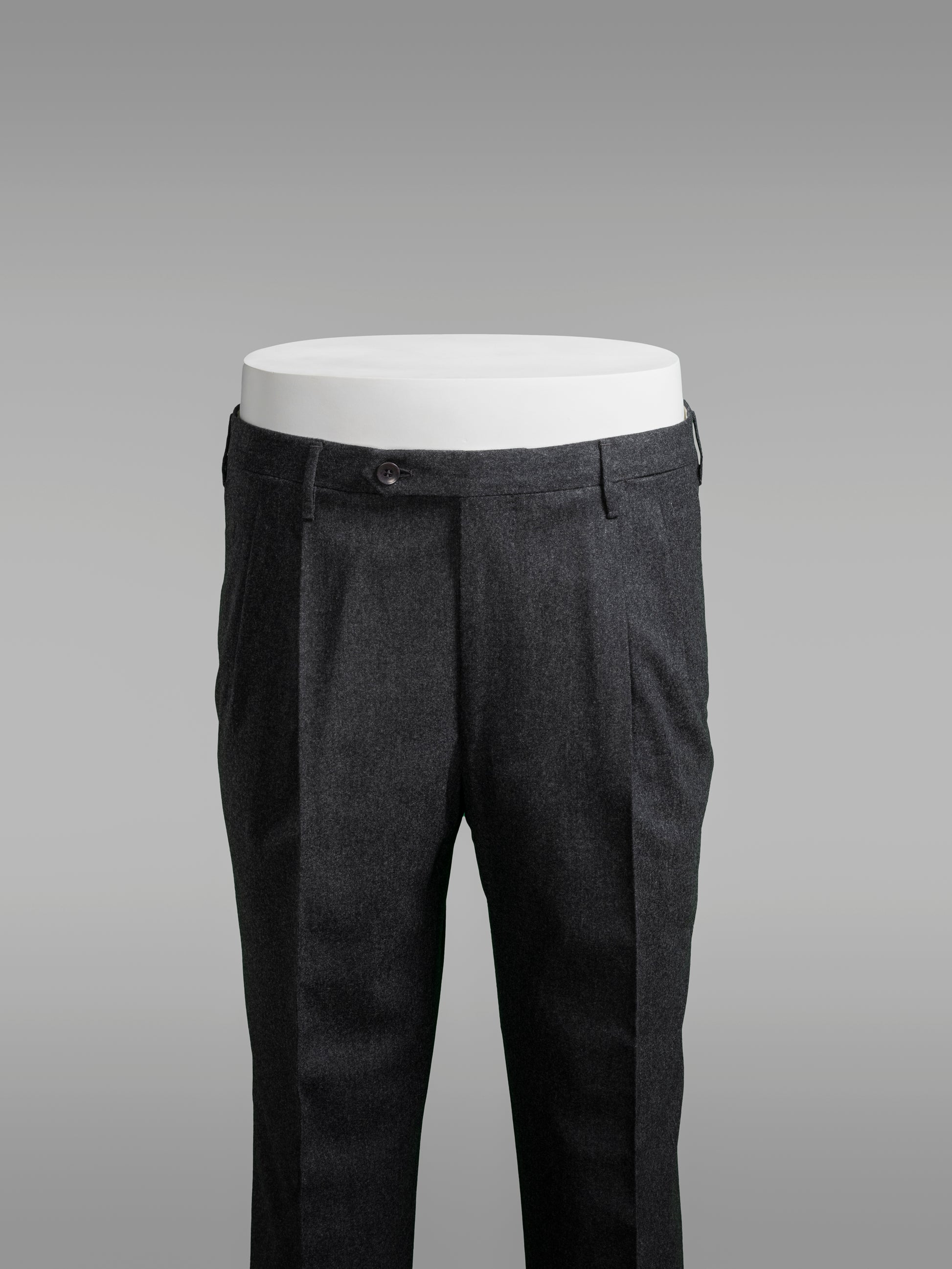 Pantaloni in flanella grigio scuro