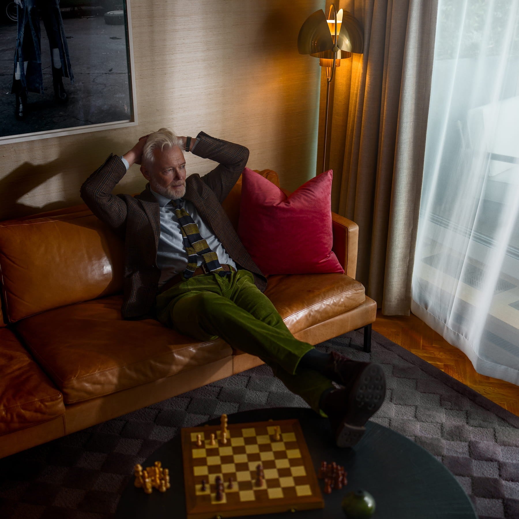 Corduroy Trousers. Crafted in Italy.