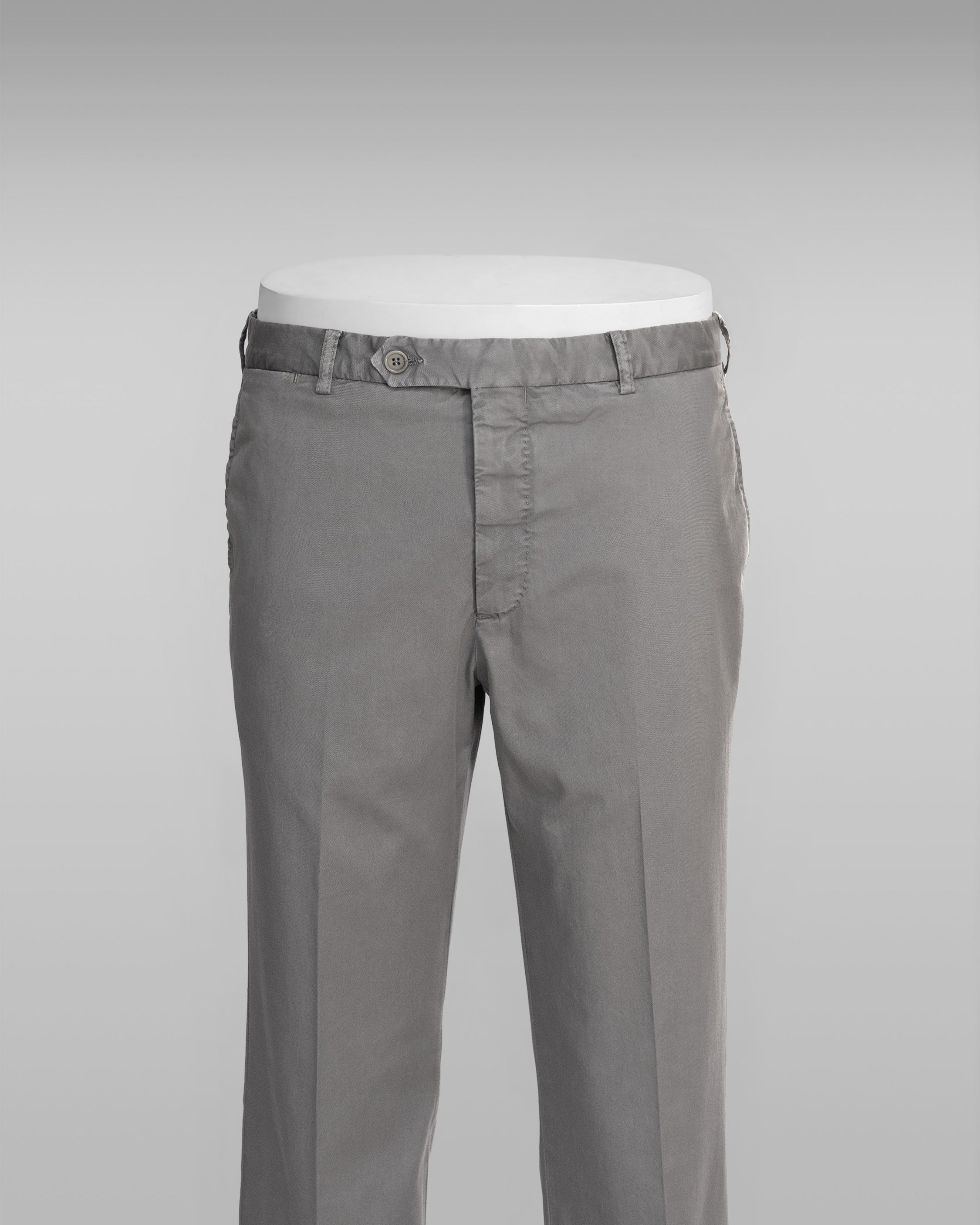 Grey cotton supima sport trousers