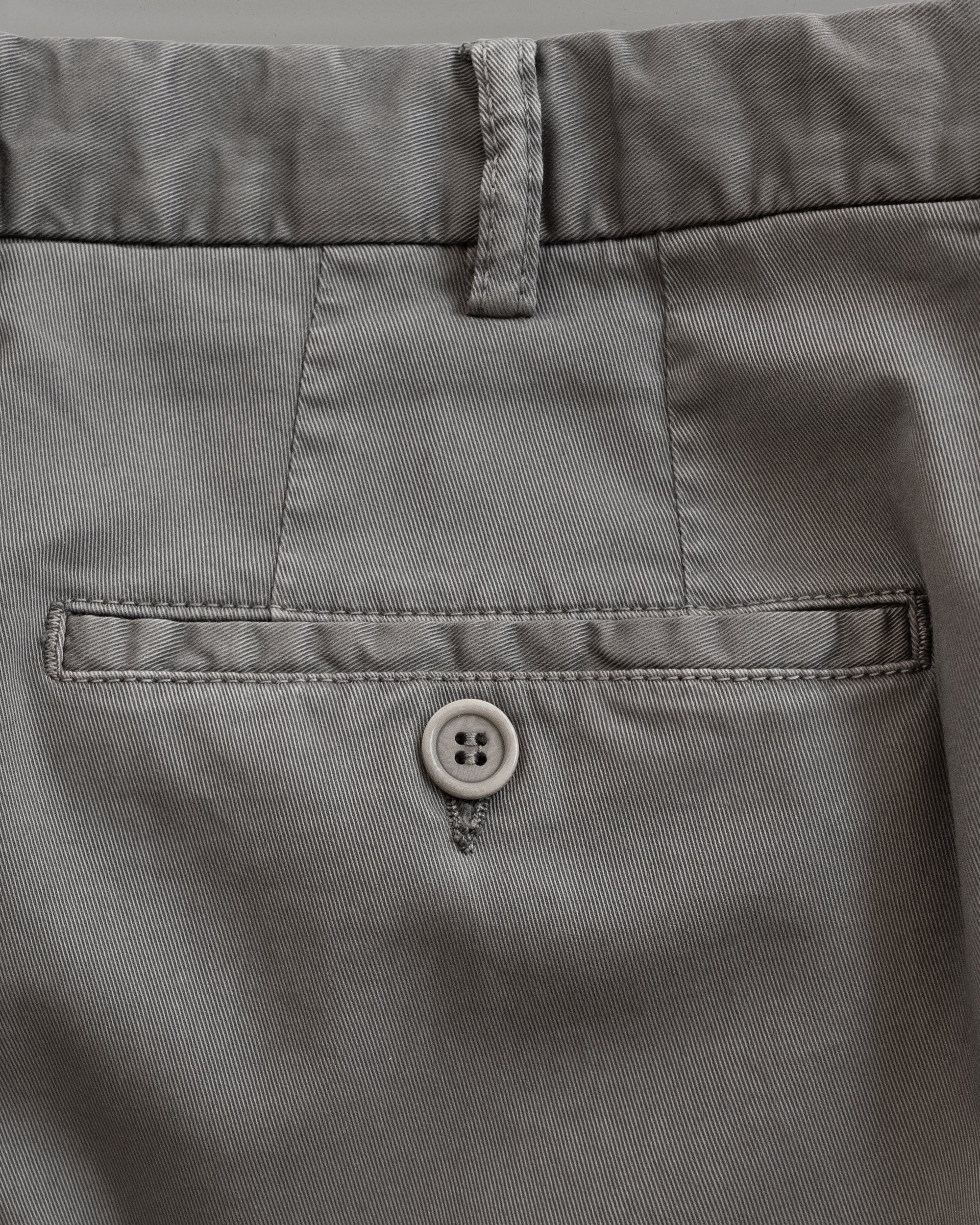 Grey cotton supima sport trousers