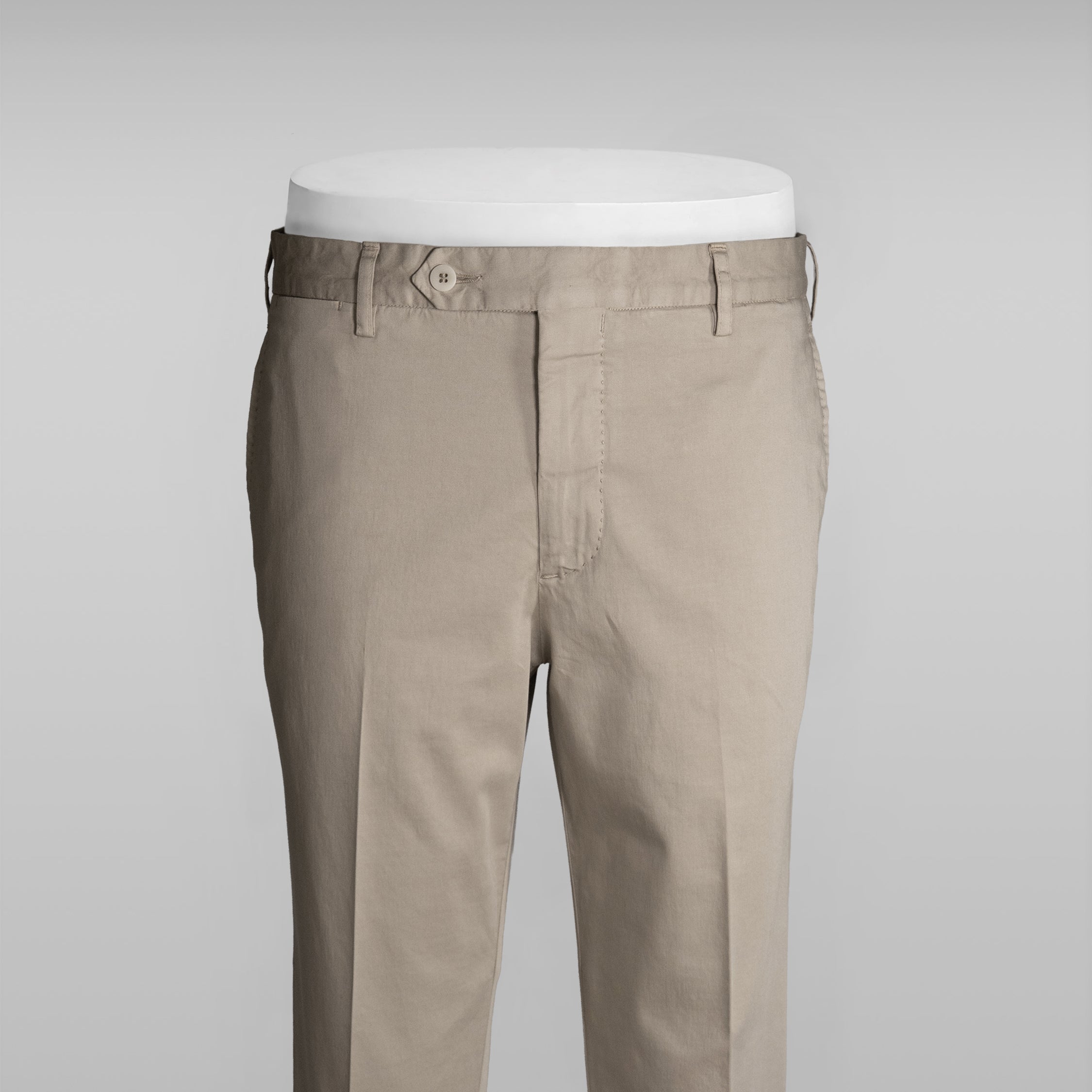 Sand satin cotton silk sport trousers