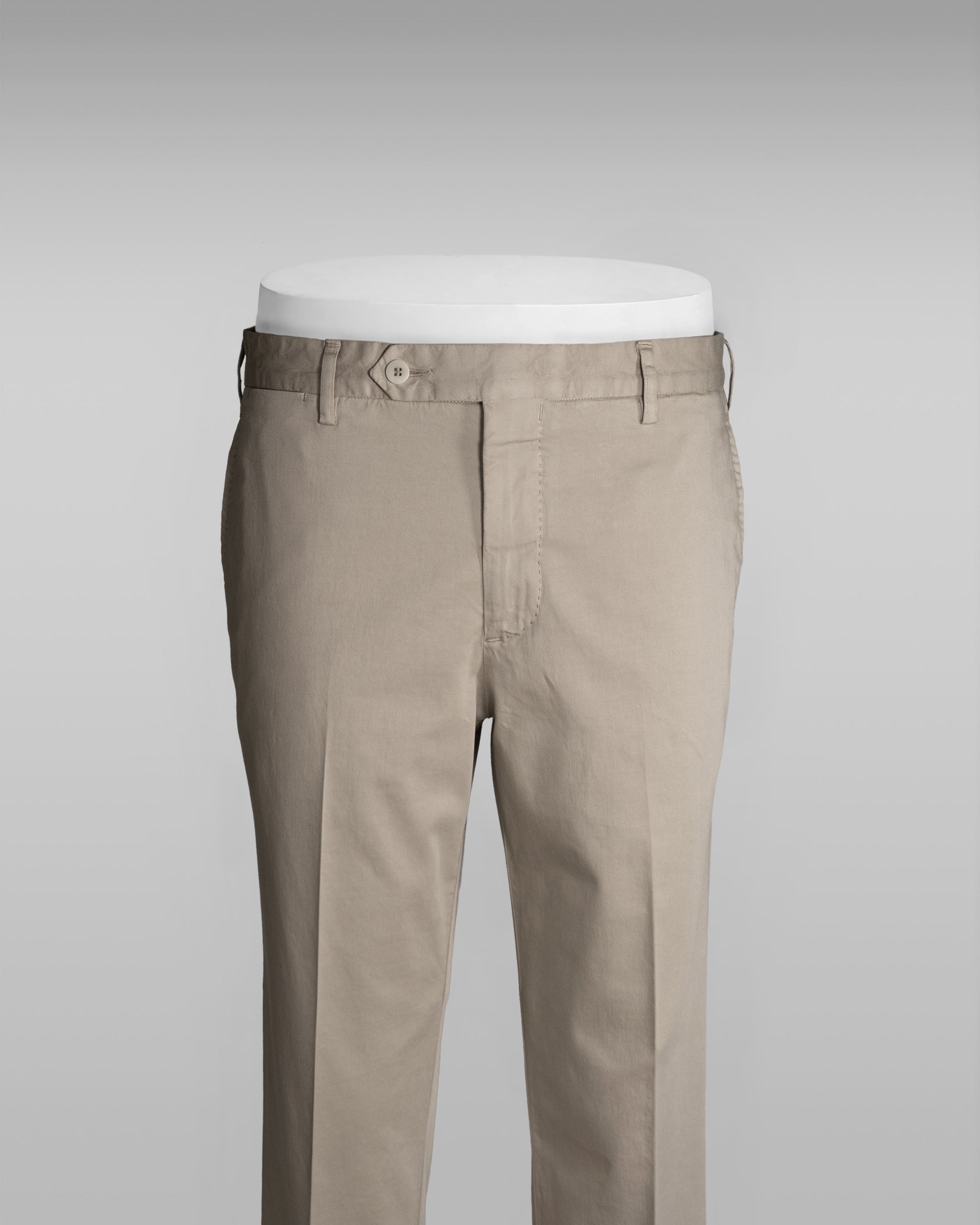 Sand satin cotton silk sport trousers