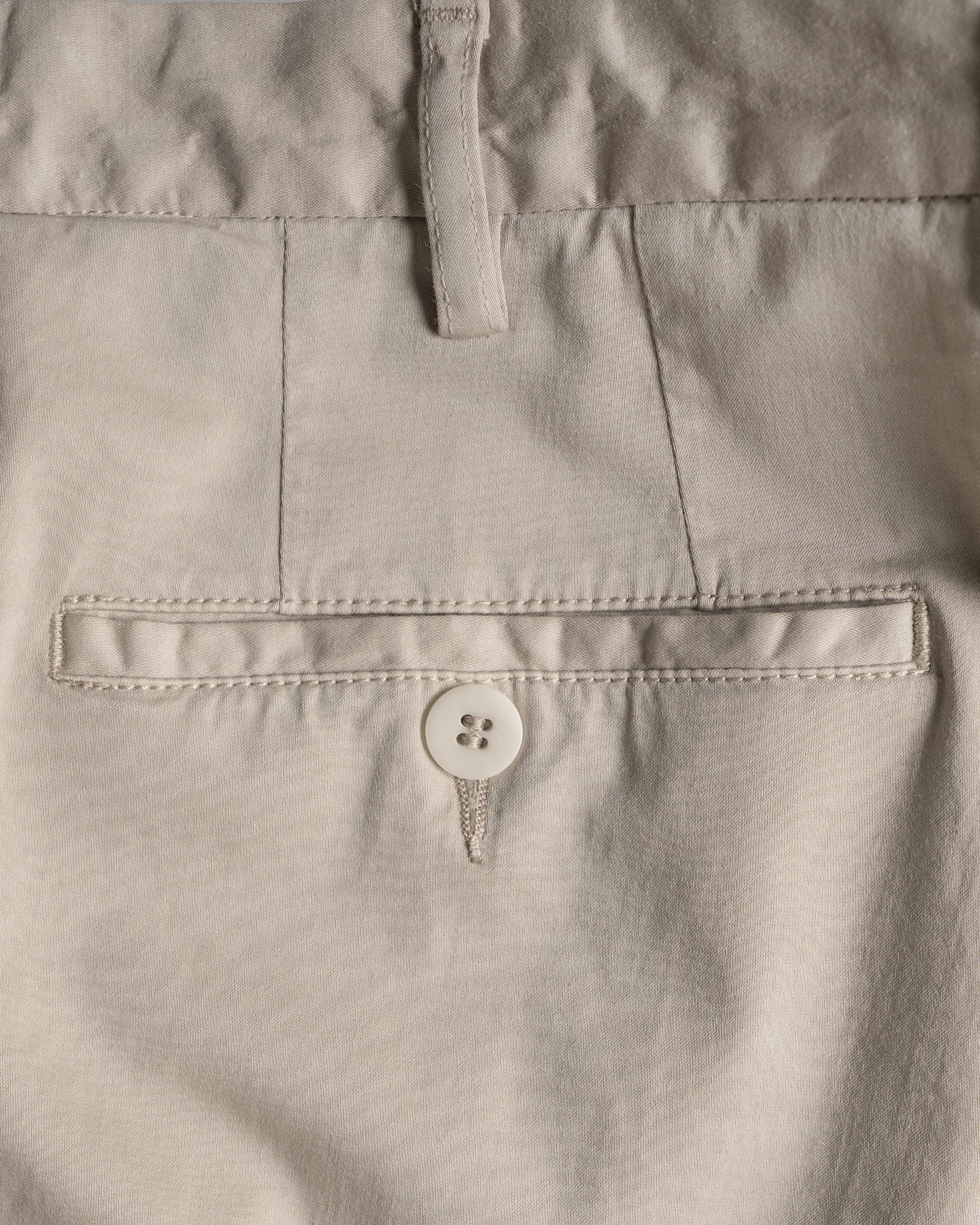 Sand satin cotton silk sport trousers