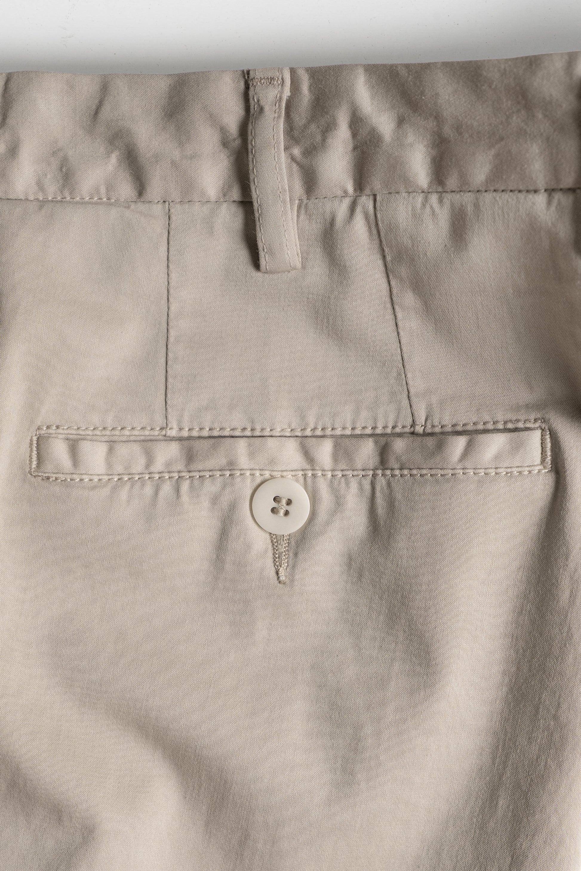 Sand satin cotton silk sport trousers