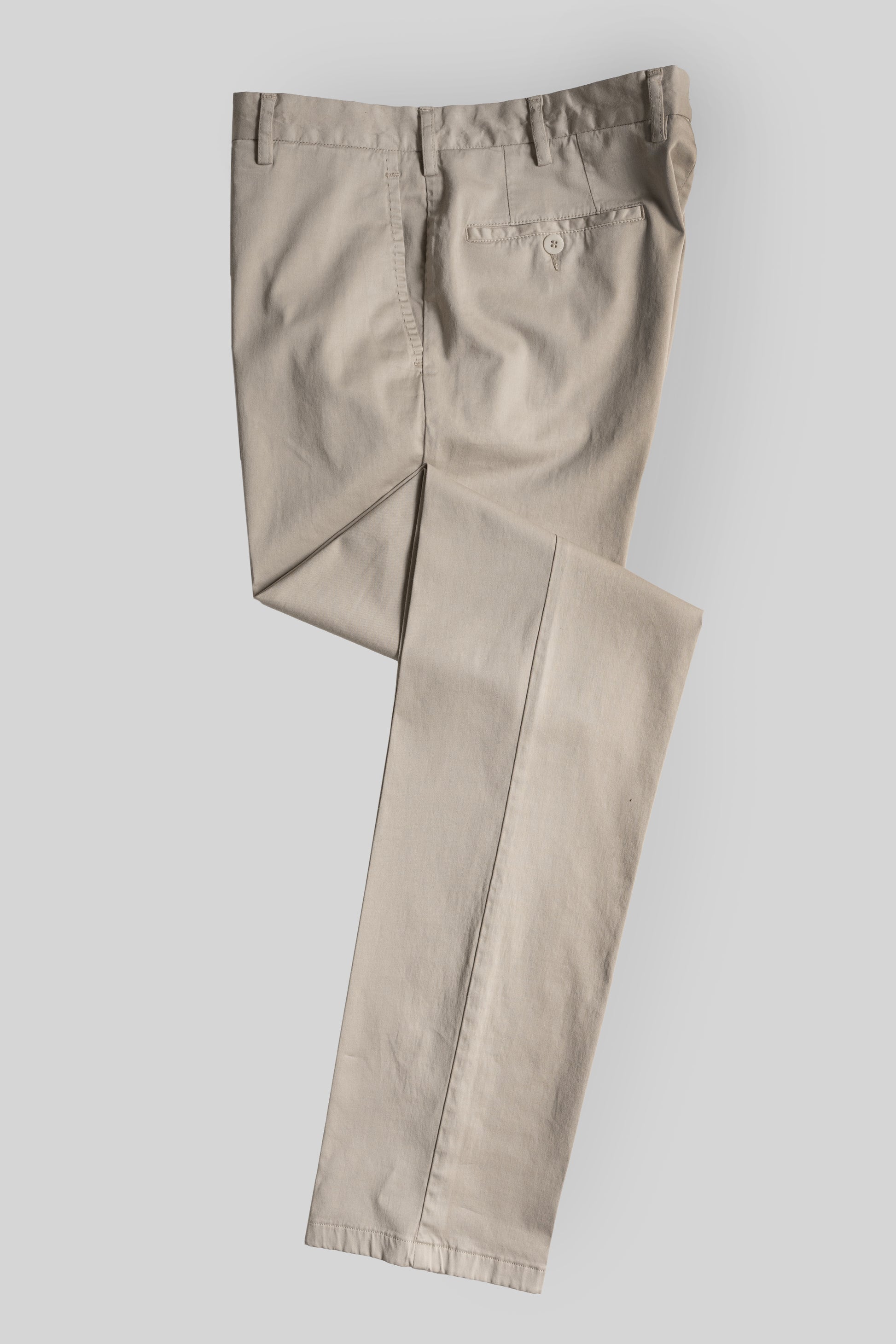Sand satin cotton silk sport trousers