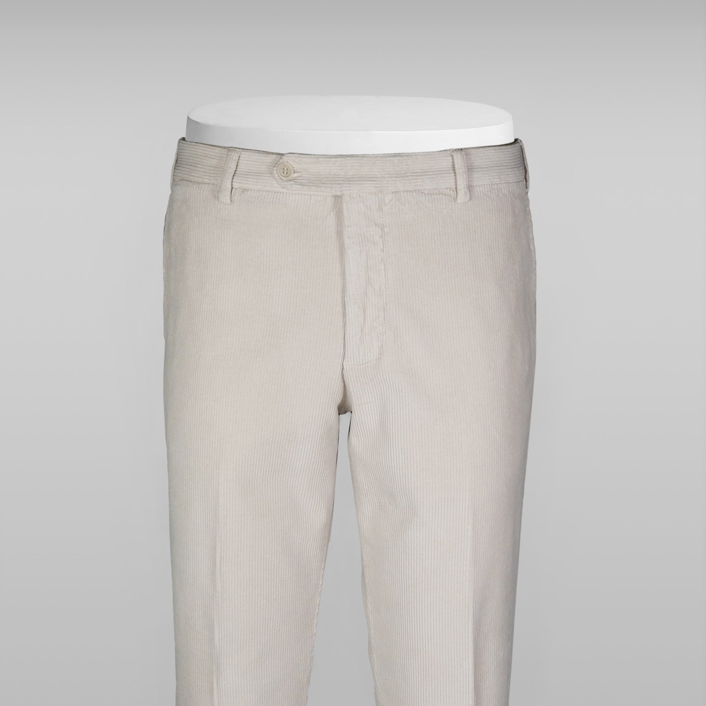 Pantaloni sportivi in ​​velluto a coste color ghiaccio