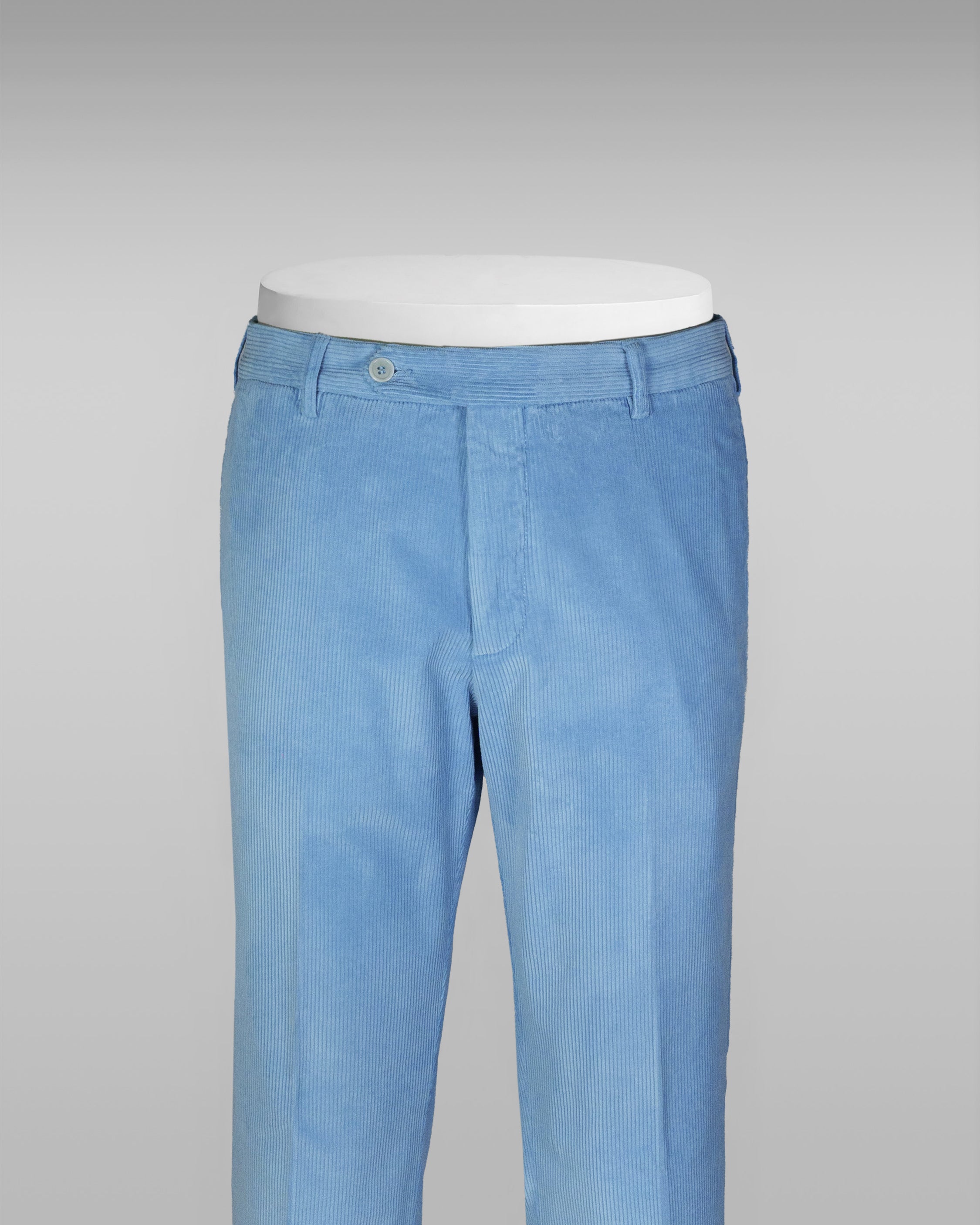 Azure corduroy sport trousers