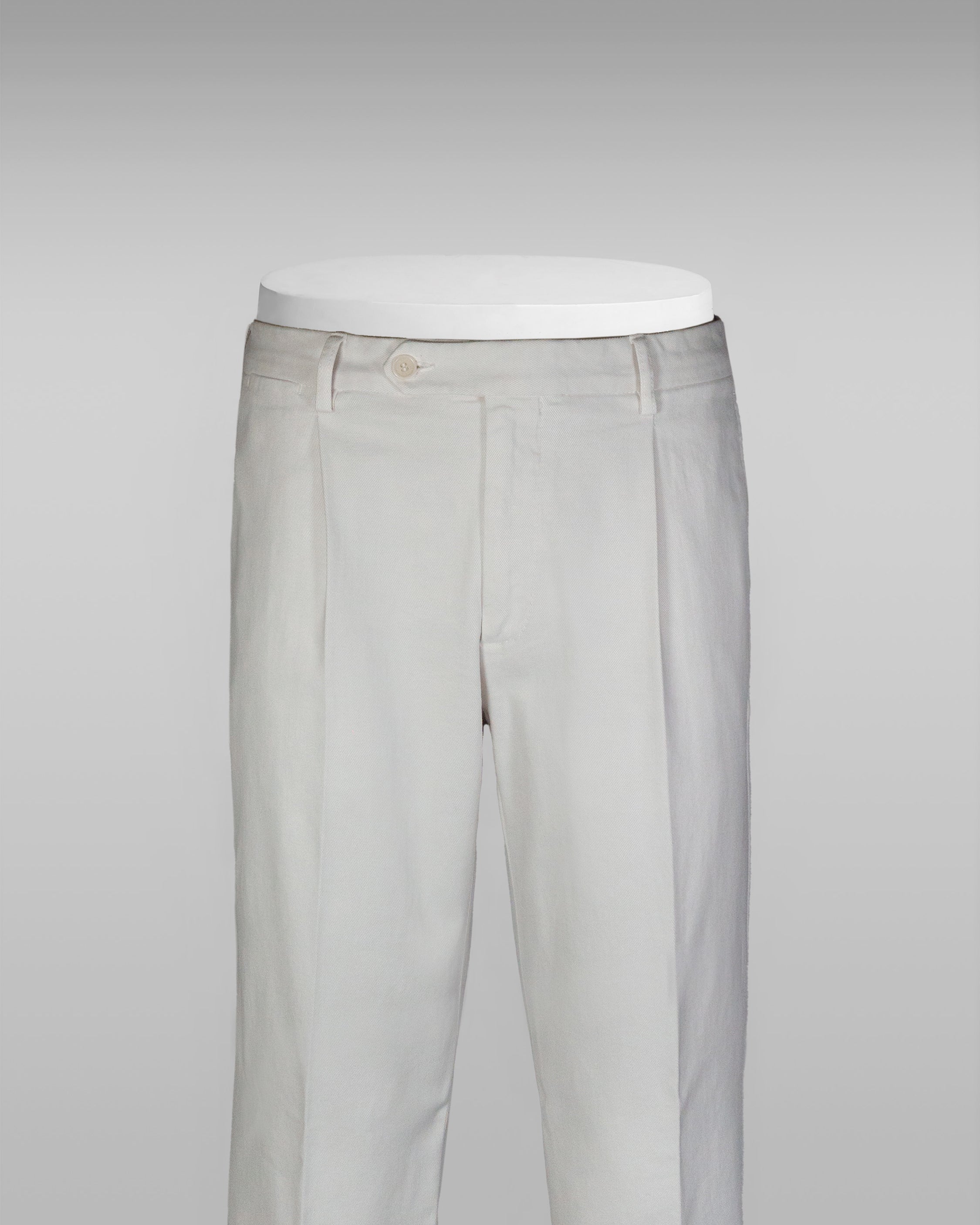 Ice cotton elastan sport trousers 1 pleat