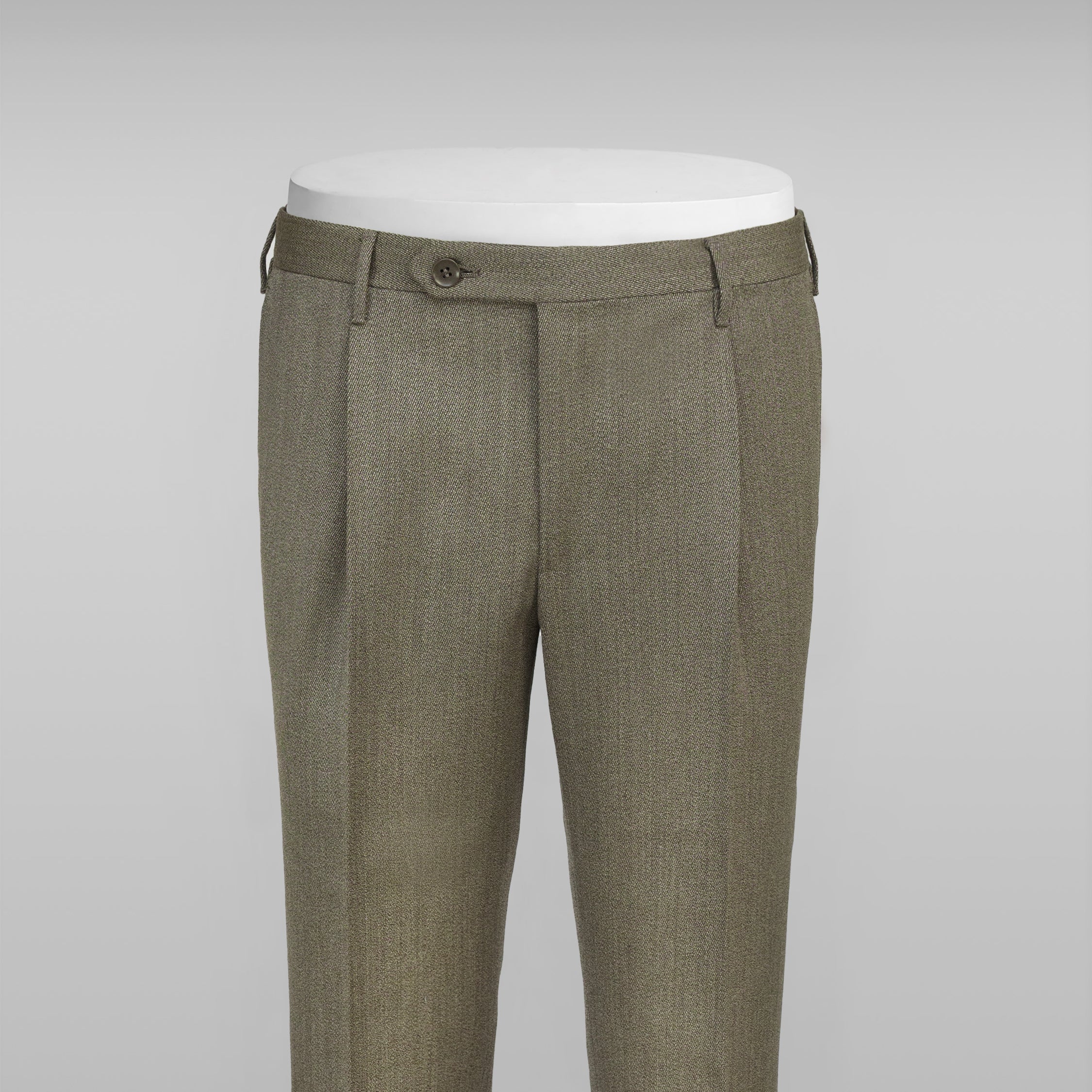 Pantaloni in lana Covert colore marrone chiaro