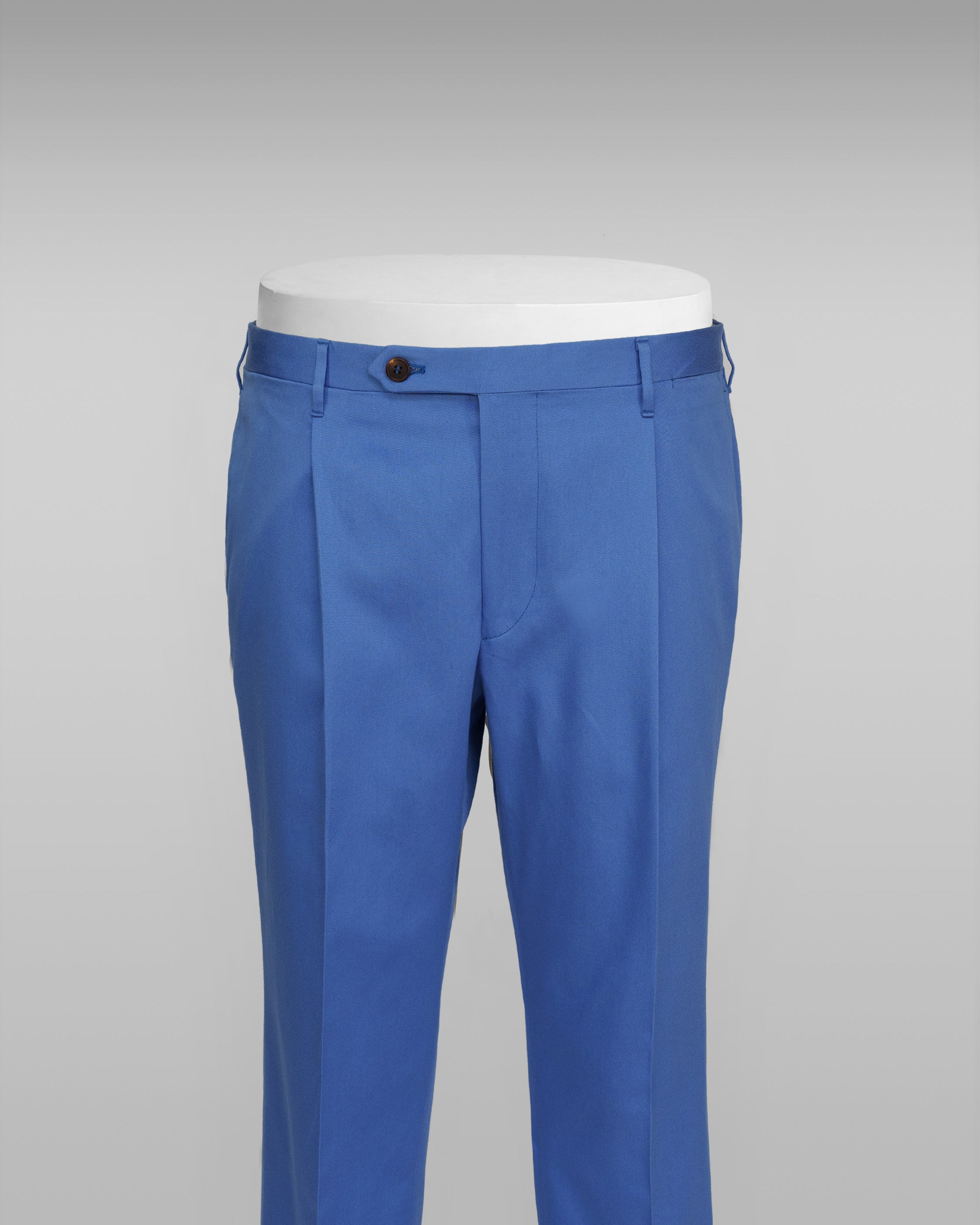 Sky blue cotton trousers