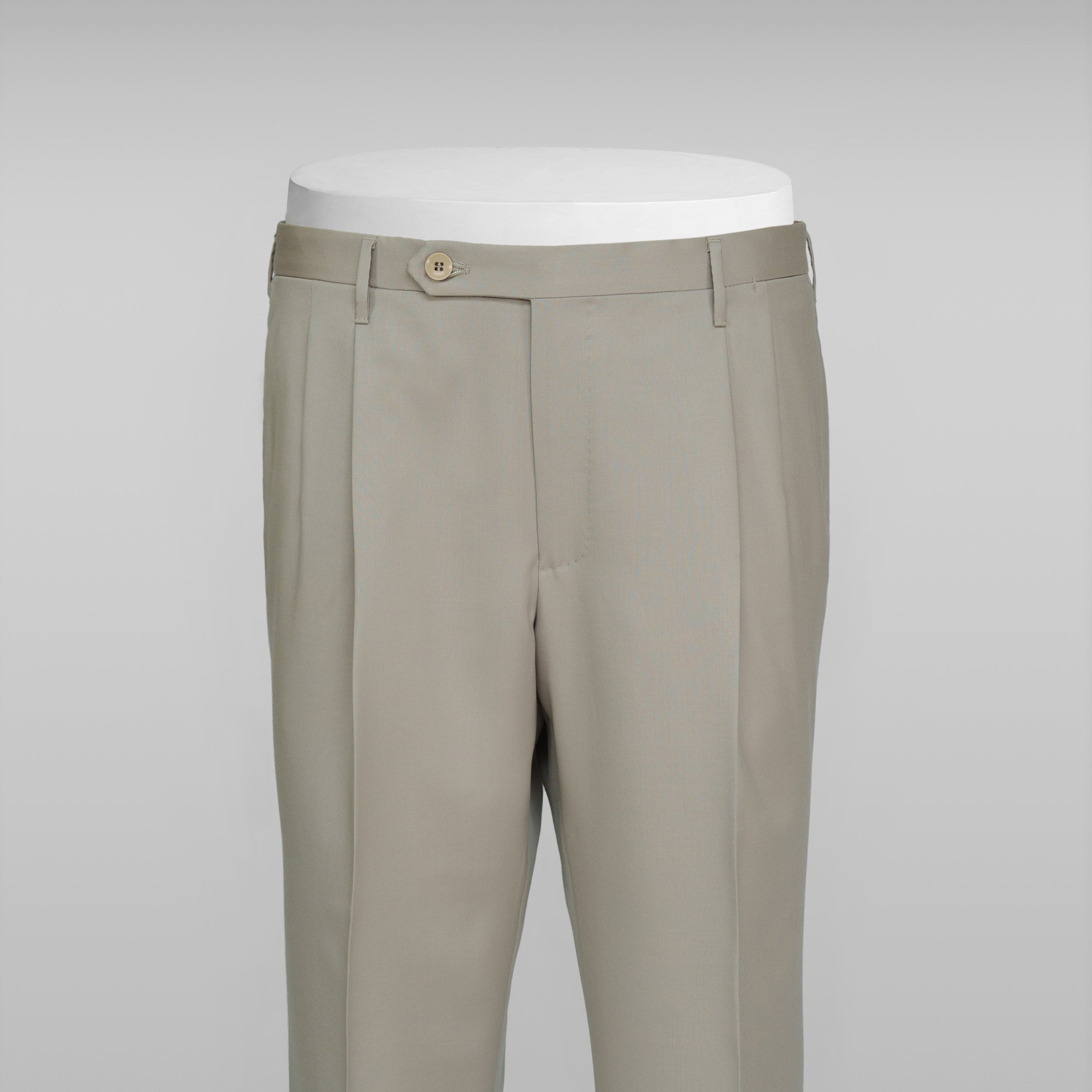 Como gabardine wool trousers