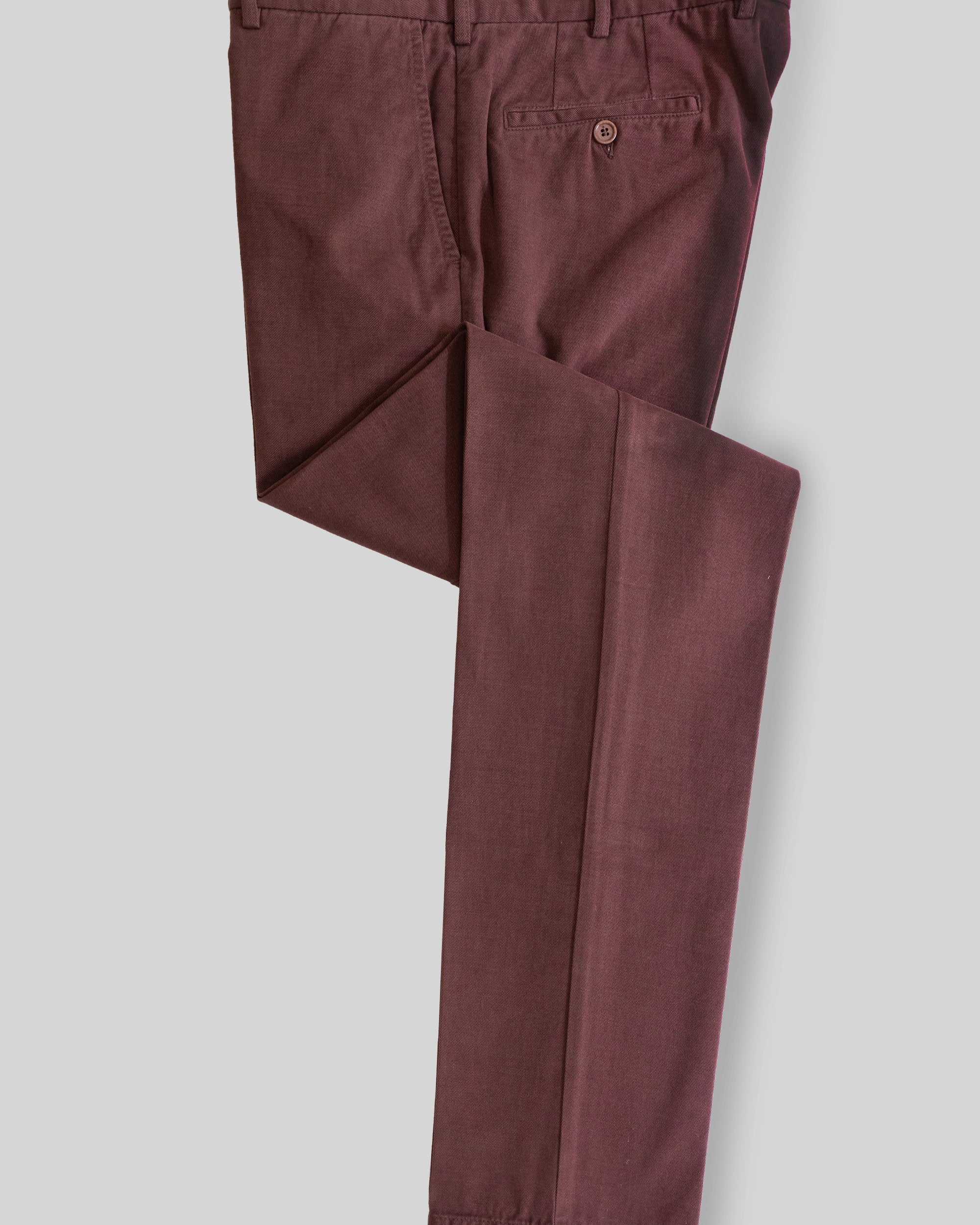 Bordeaux cotton cashmere sport trousers WINTER