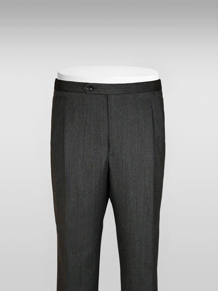 Milano dark grey three ply wool trousers – Rota SRL