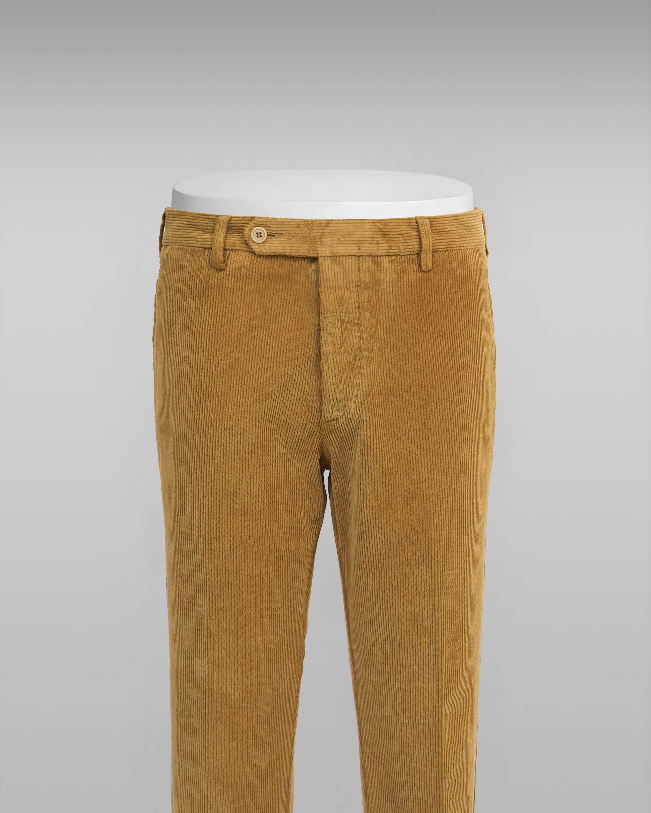 Ochre corduroy sport trousers