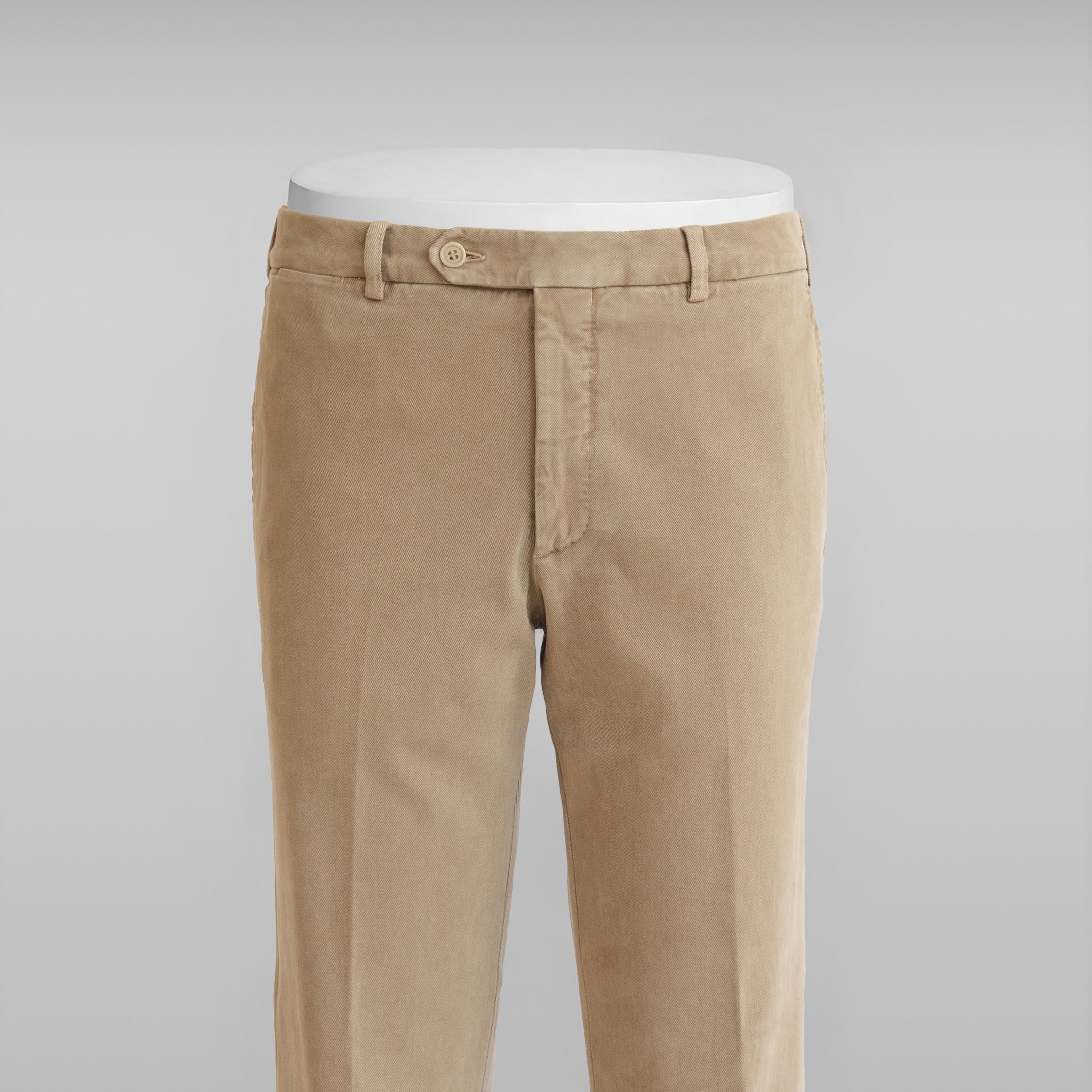 Pantaloni sportivi in cotone elastan beige