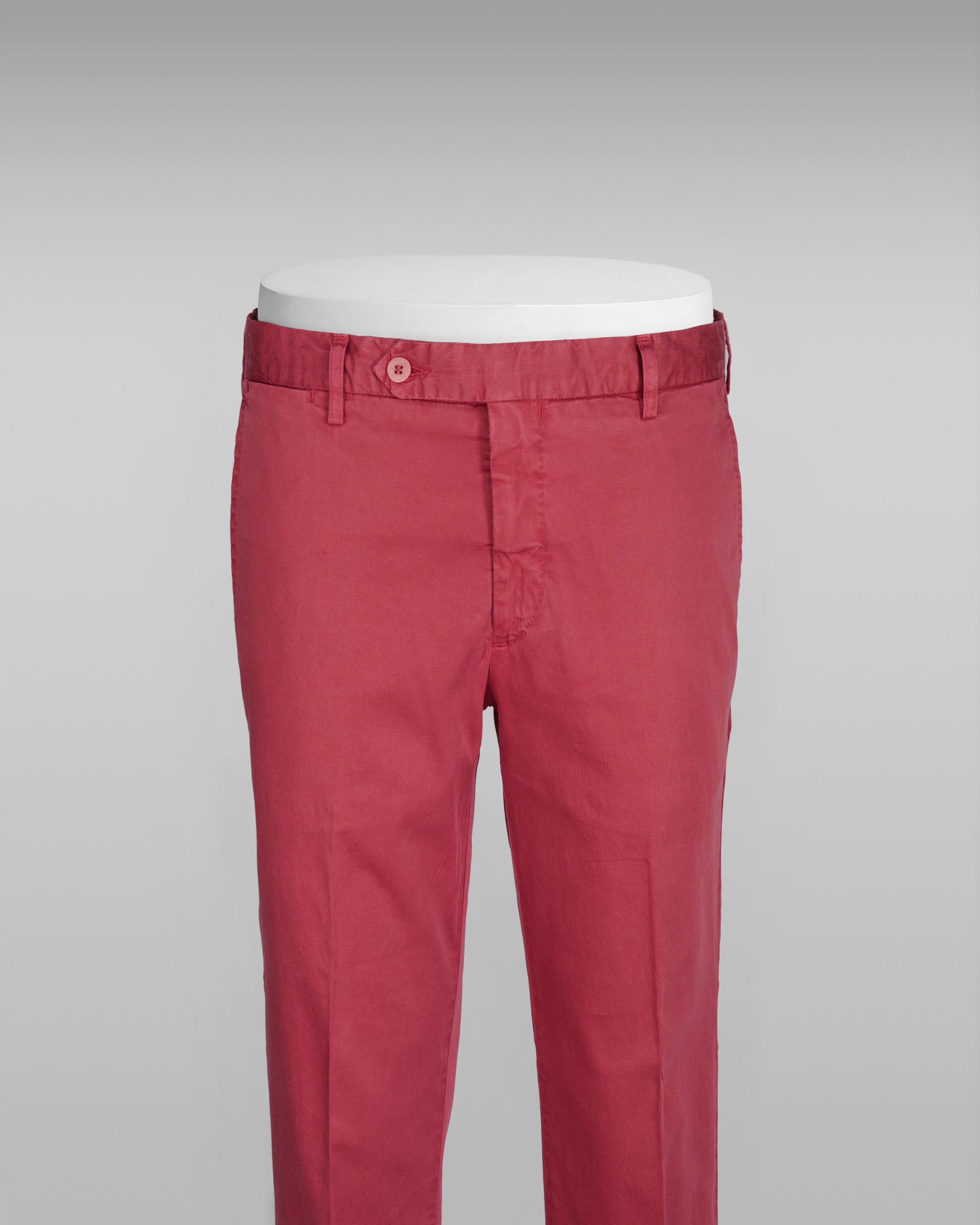 Pantaloni sportivi in raso di cotone e seta rossi ESTATE