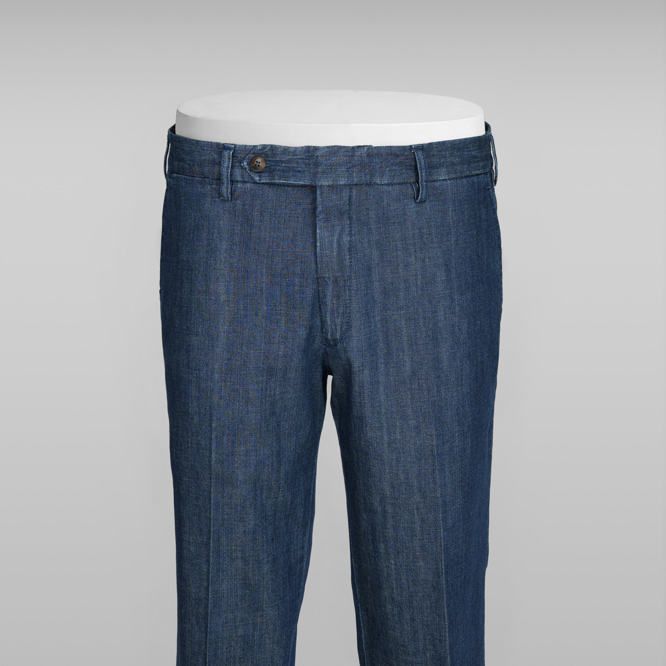 Pantaloni sportivi estivi in denim blu