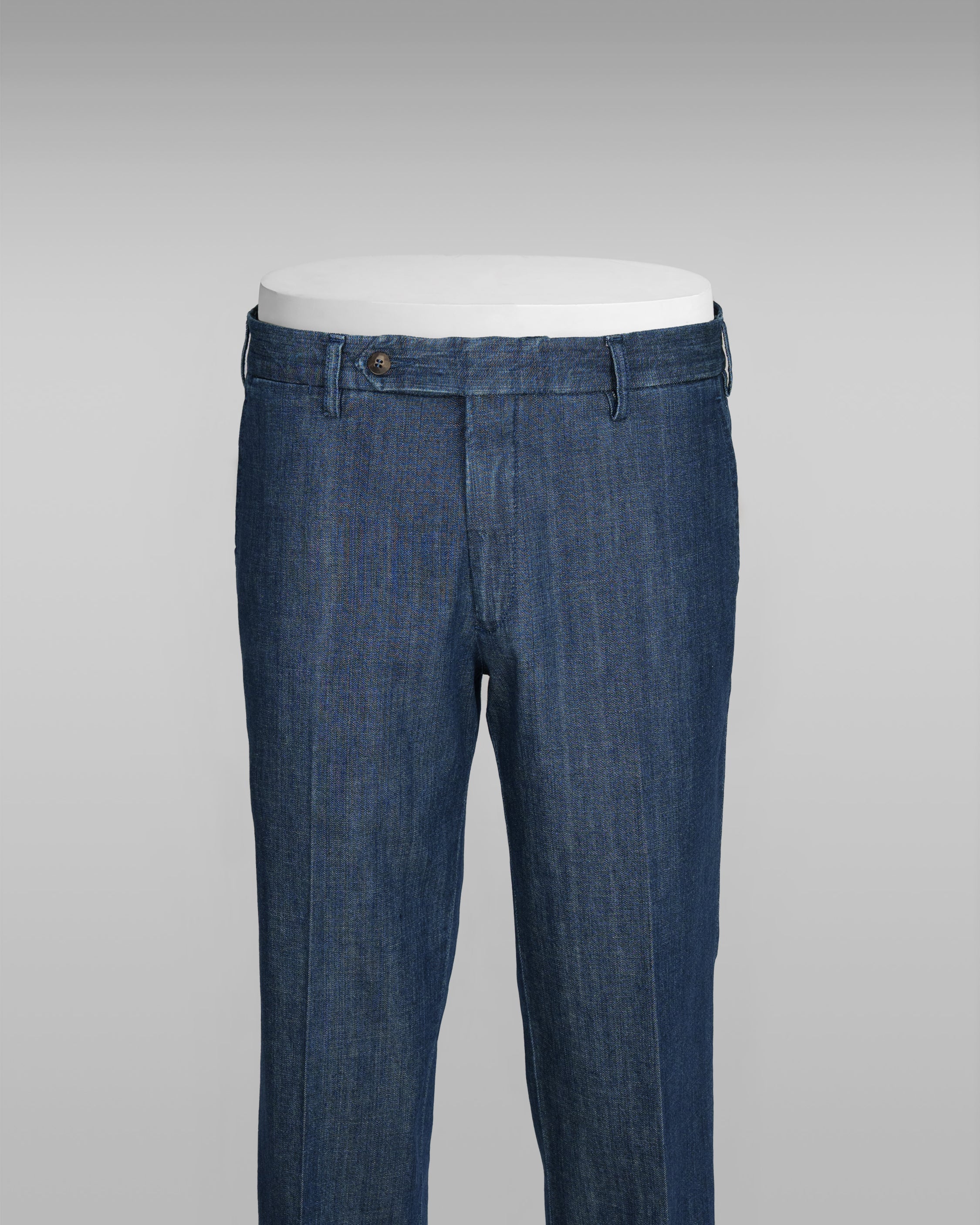 Blue denim summer sport trousers